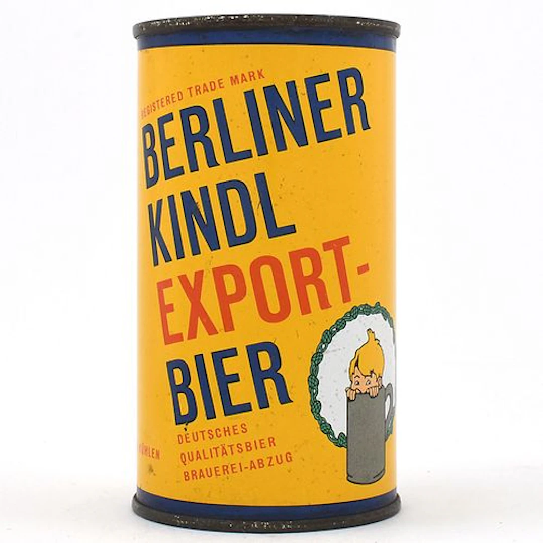 Berliner Kindl Export Beer German Flat Top