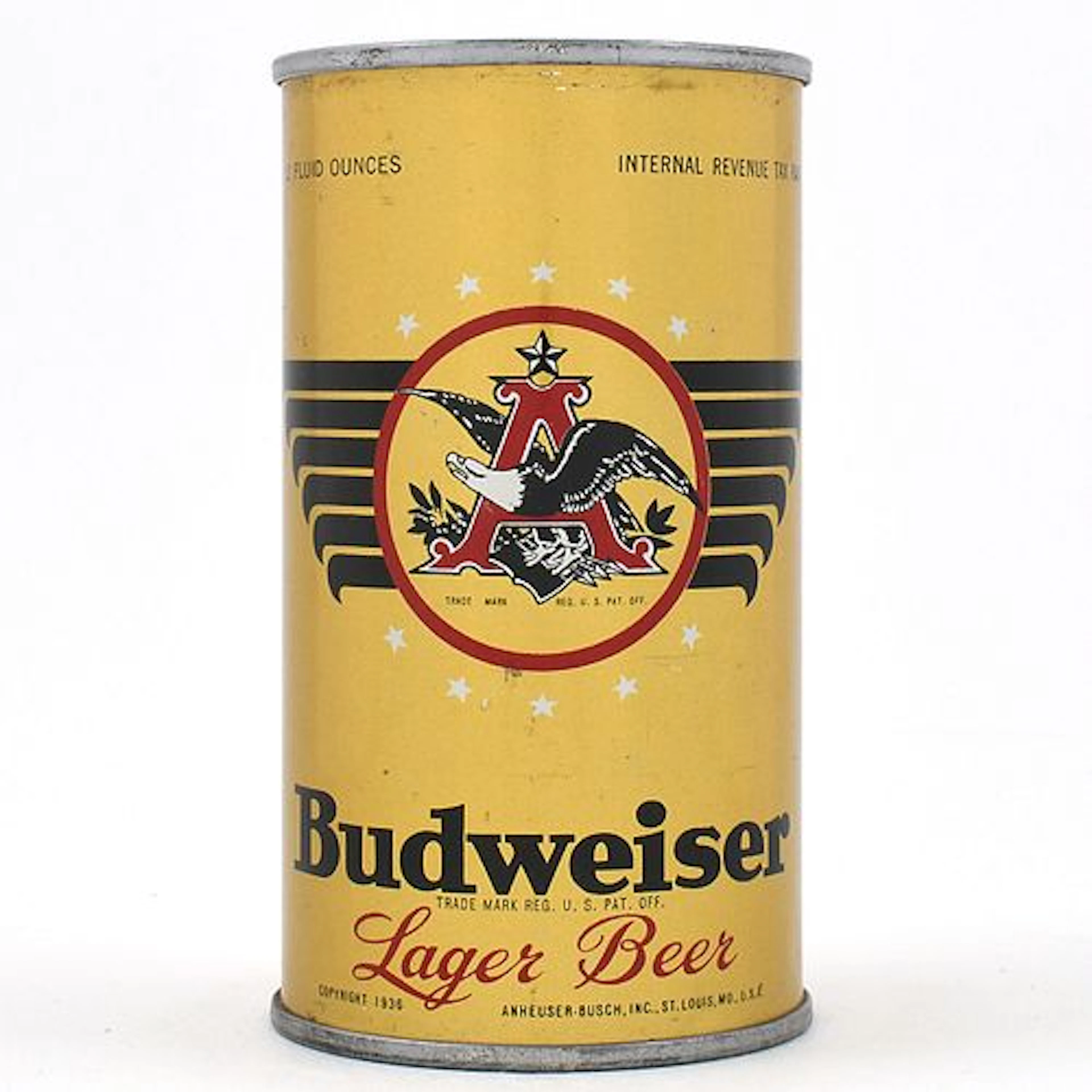 Budweiser Beer Instructional Flat Top SEMI-METALLIC L43-35 OI 148 SCARCE