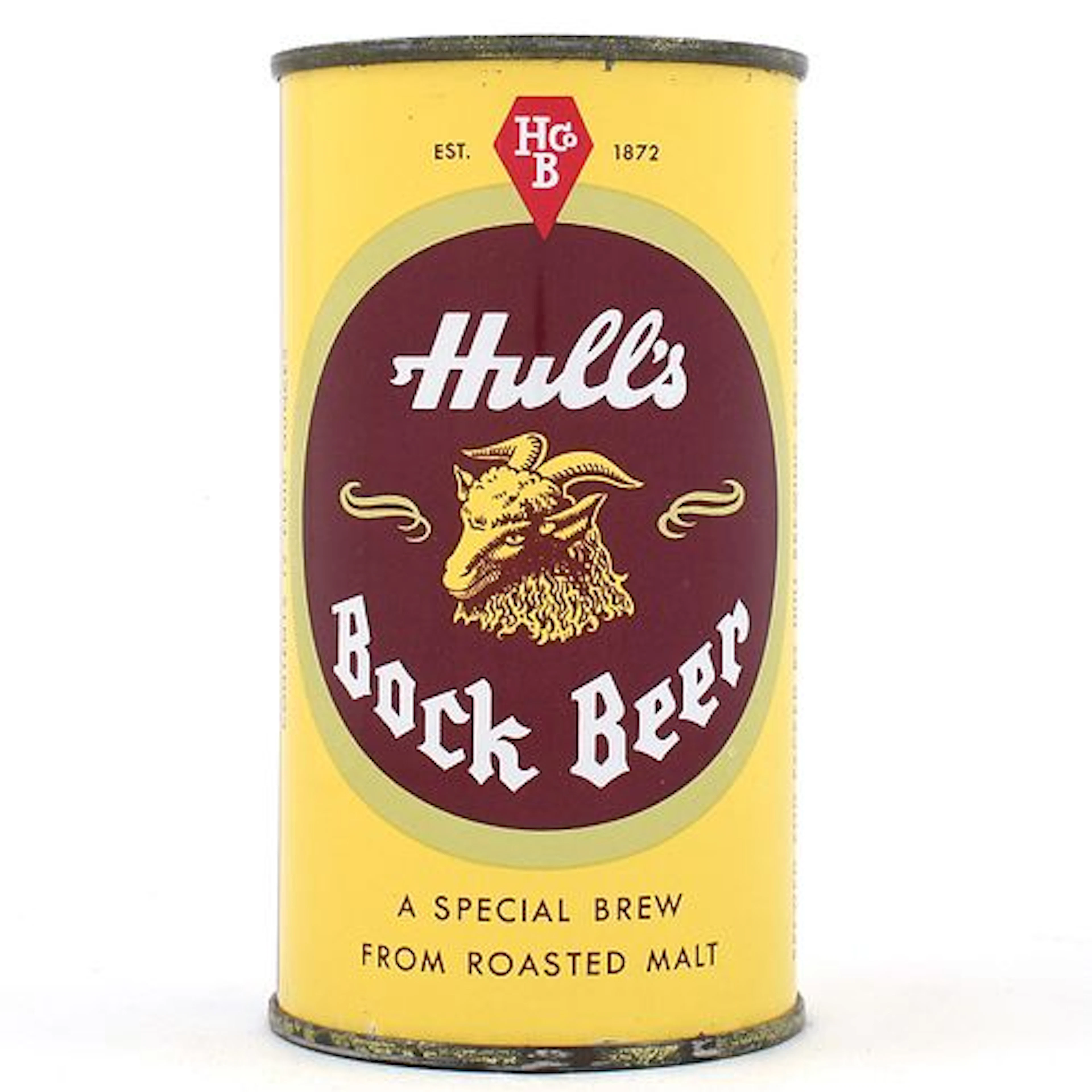 Hulls Bock Beer Flat Top CROWN 84-28 OUTSTANDING