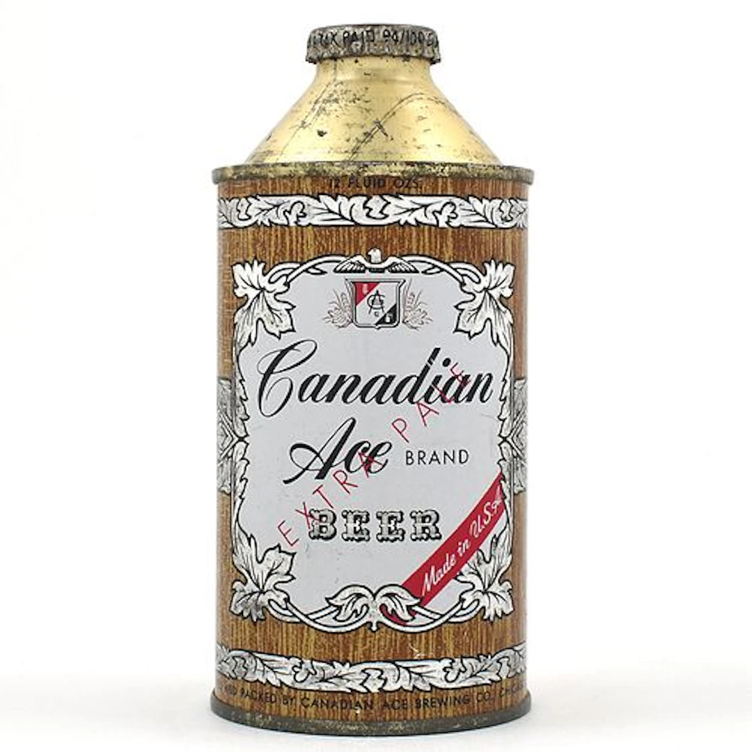 Canadian Ace Beer Cone Top NON-IRTP 156-13 EXCELLENT