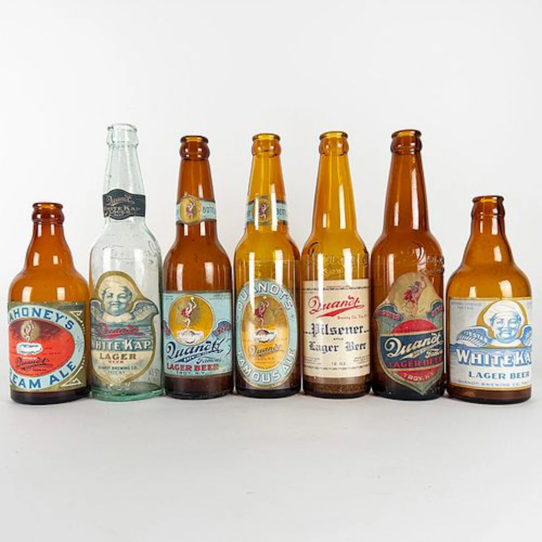 Seven Quandt Labeled Bottles: White Kap, Mahoney’s & More TROY NEW YORK