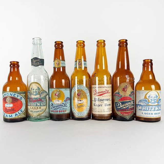 Seven Quandt Labeled Bottles: White Kap, Mahoney’s & More TROY NEW YORK