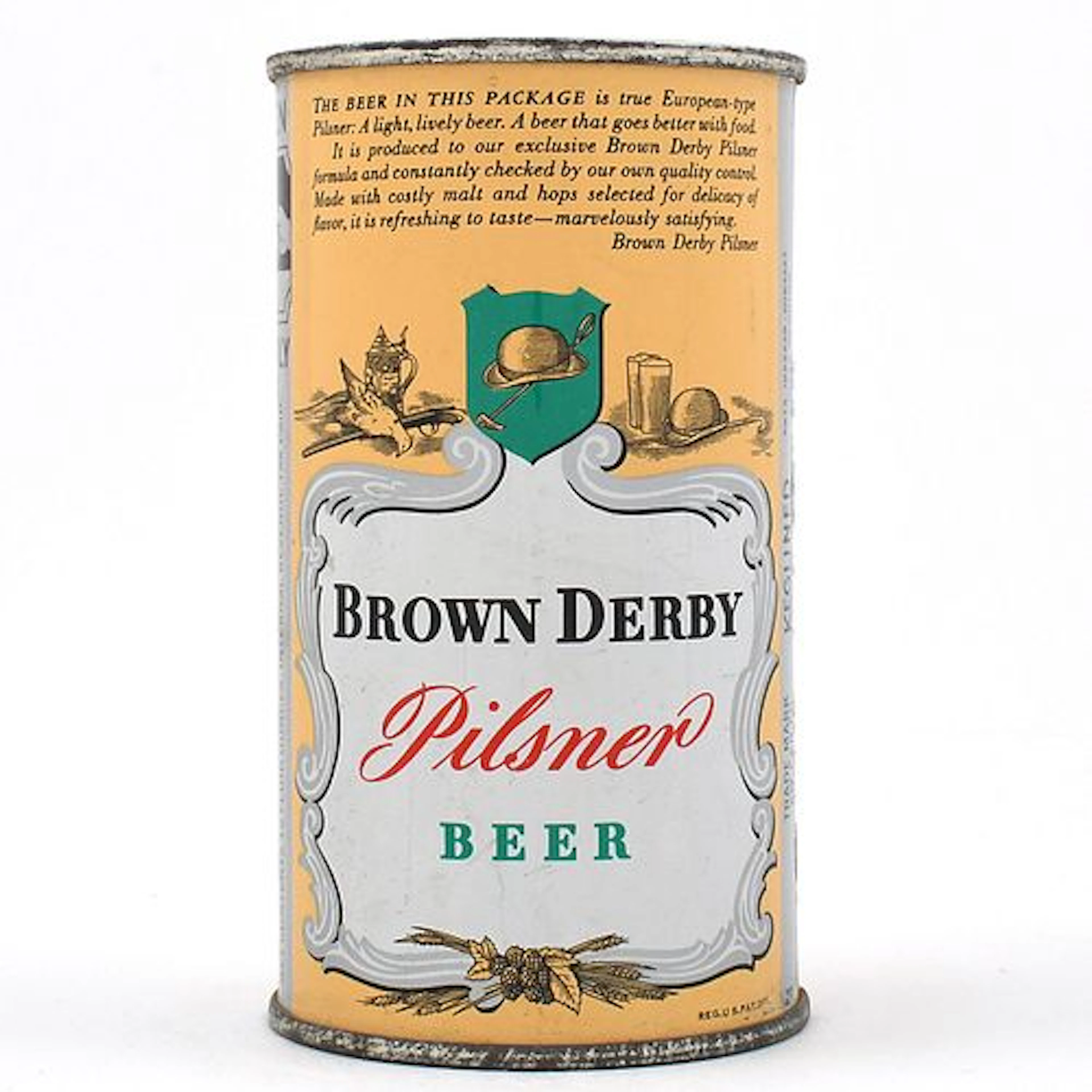 Brown Derby Beer Instructional Flat Top RAINIER 42-19 OI 133