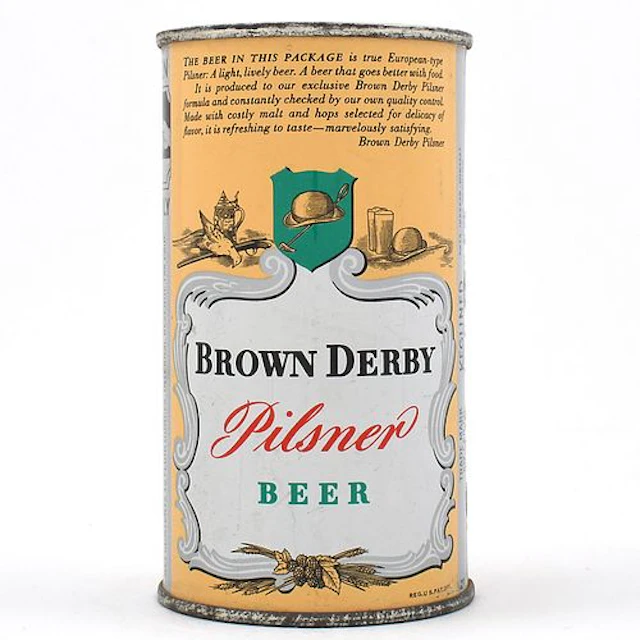 Brown Derby Beer Instructional Flat Top RAINIER 42-19 OI 133