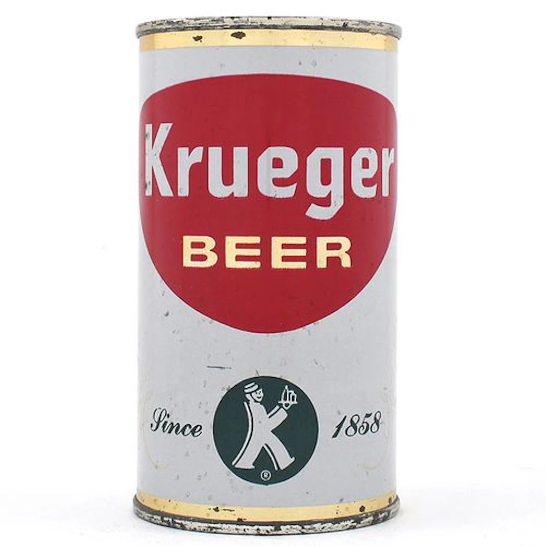 Krueger Beer Flat Top VA TAX BOTTOM 90-34