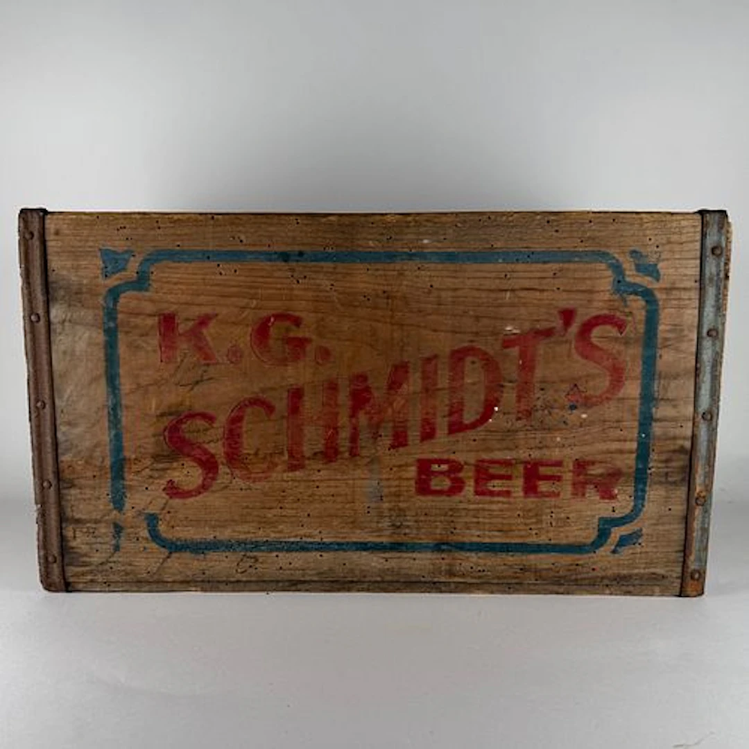 K.G. Schmidt's Beer Wooden Crate, Logansport, Indiana