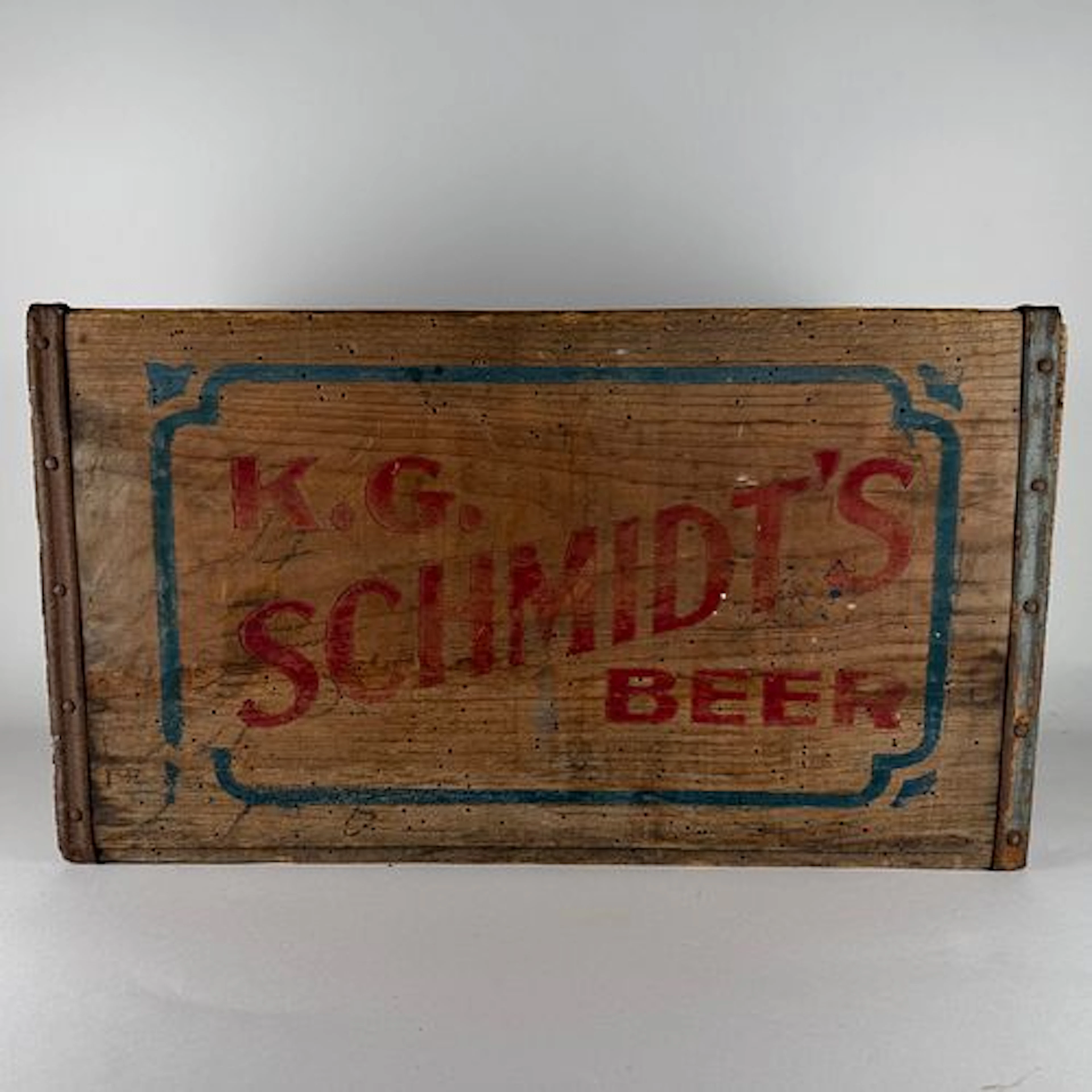K.G. Schmidt's Beer Wooden Crate, Logansport, Indiana