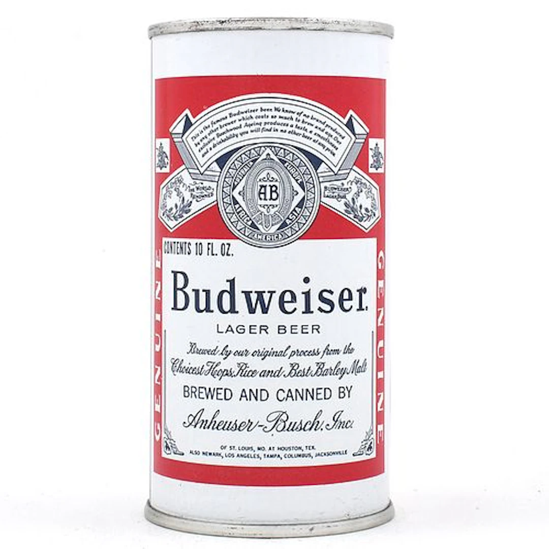 Budweiser Beer 10 Ounce Flat Top HOUSTON 7 CITY 45-3