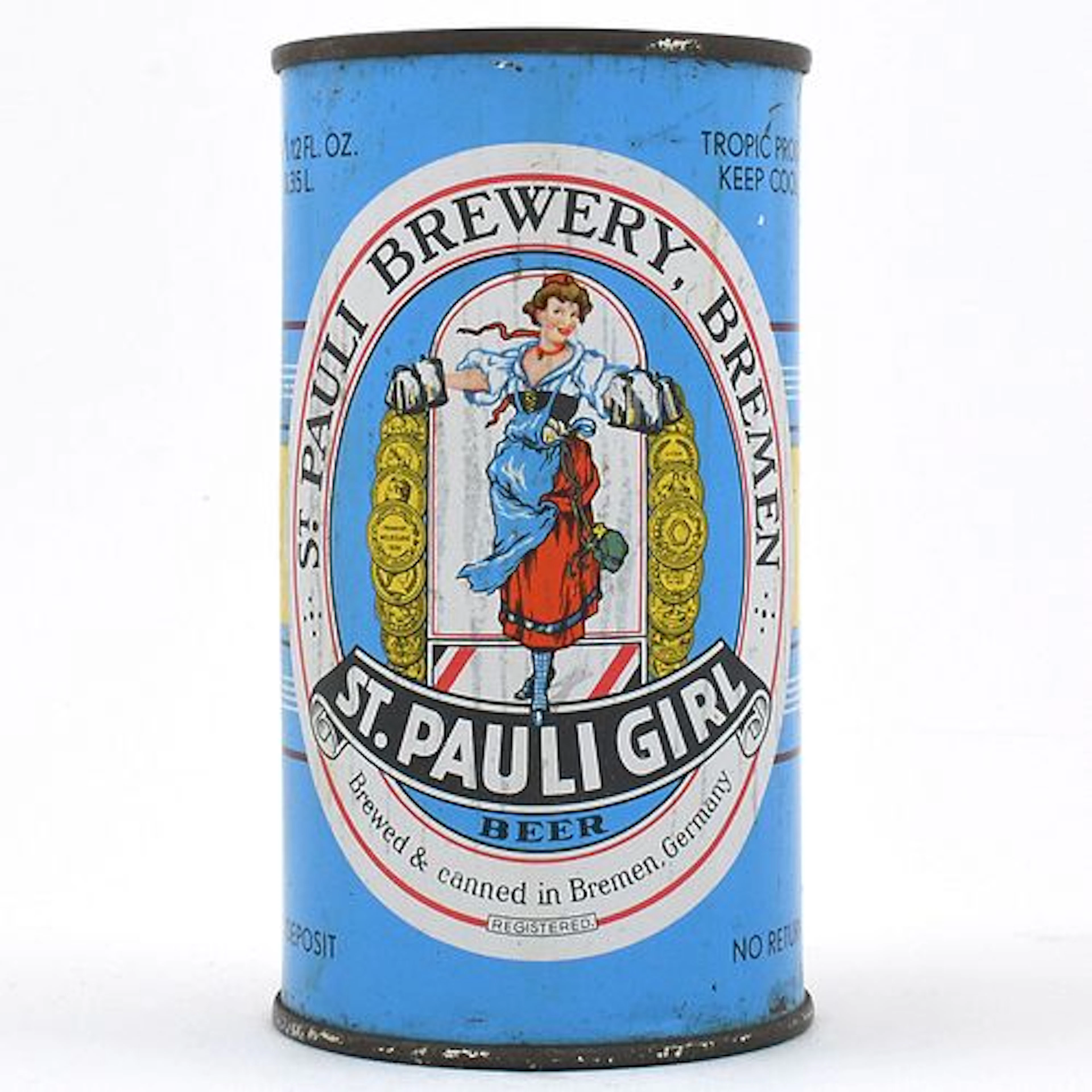 St Pauli Girl Beer German Flat Top
