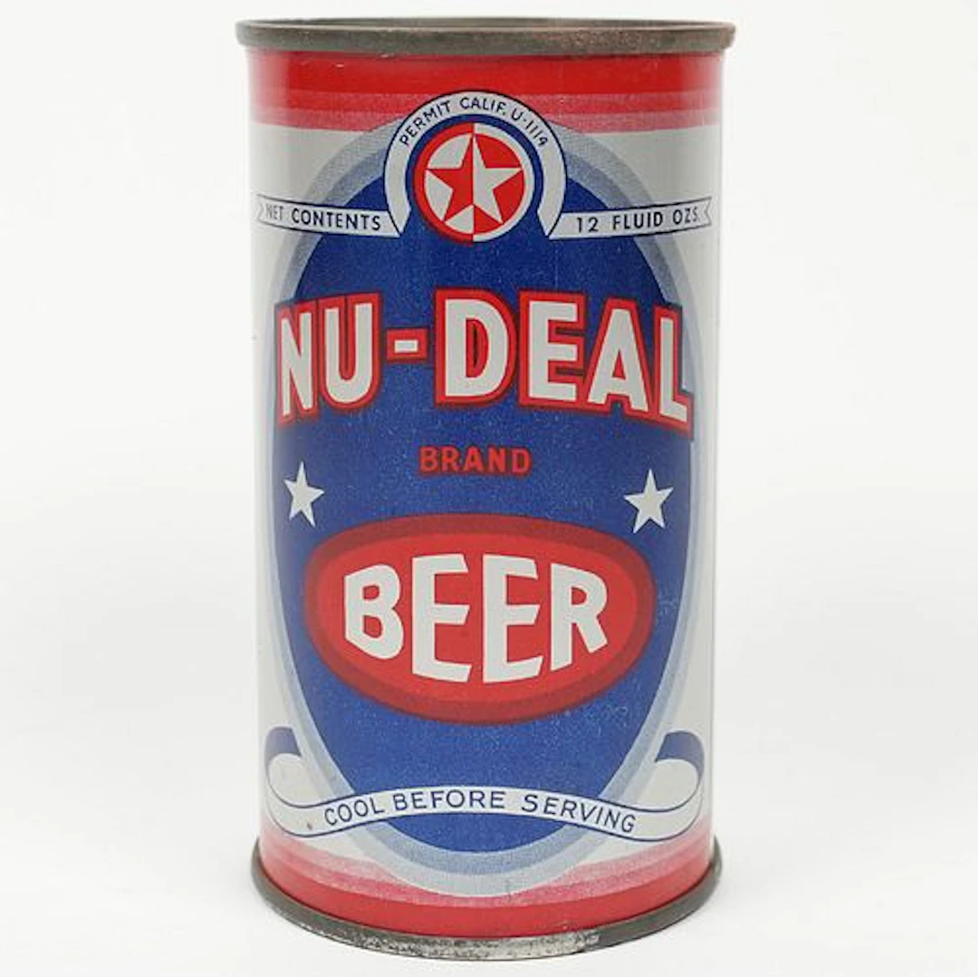 Nu-Deal Beer Instructional Flat Top U PERMIT 103-38 OI 581 SCARCE