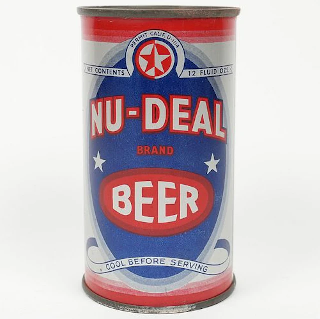 Nu-Deal Beer Instructional Flat Top U PERMIT 103-38 OI 581 SCARCE