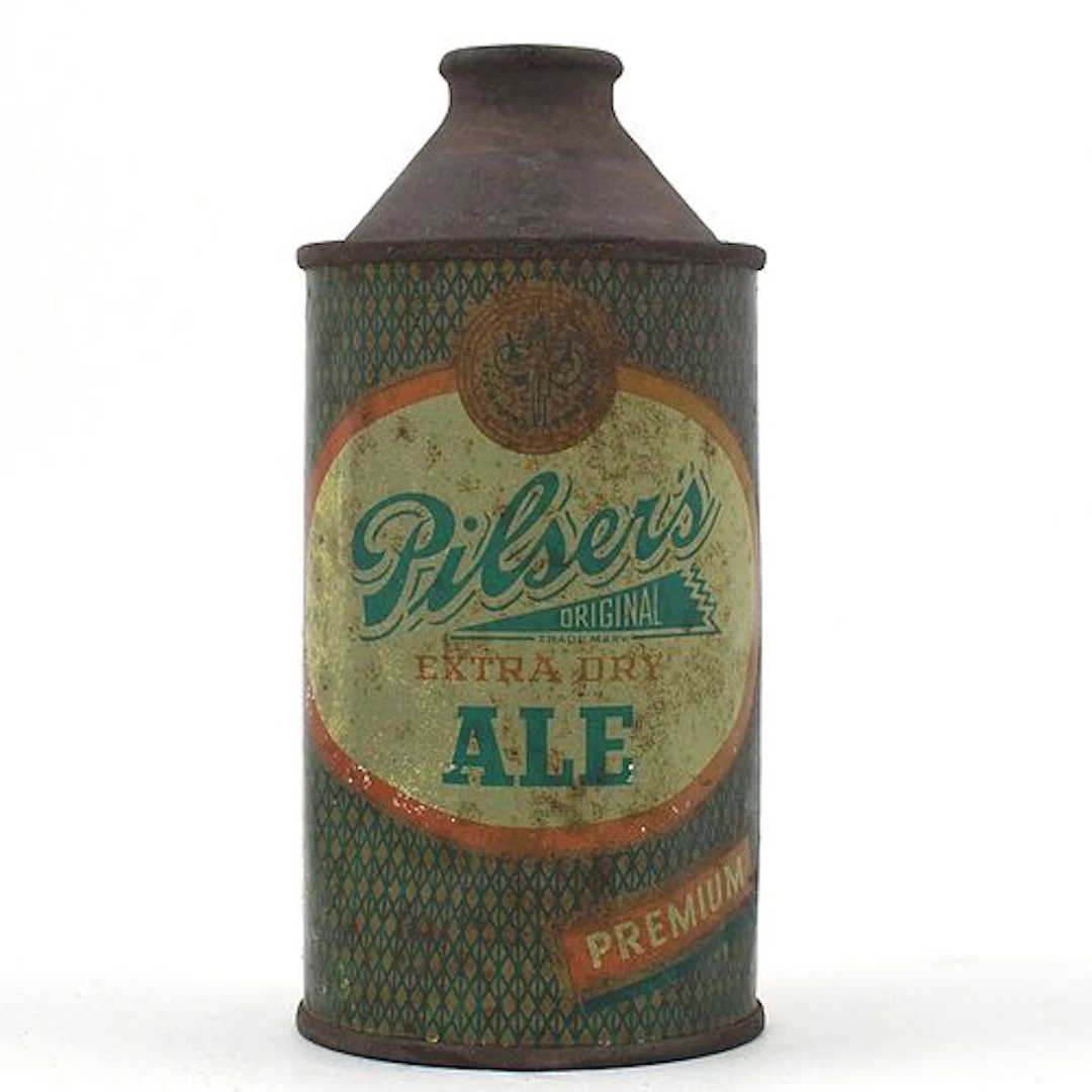 Pilsers Ale Cone Top 179-12 SCARCE