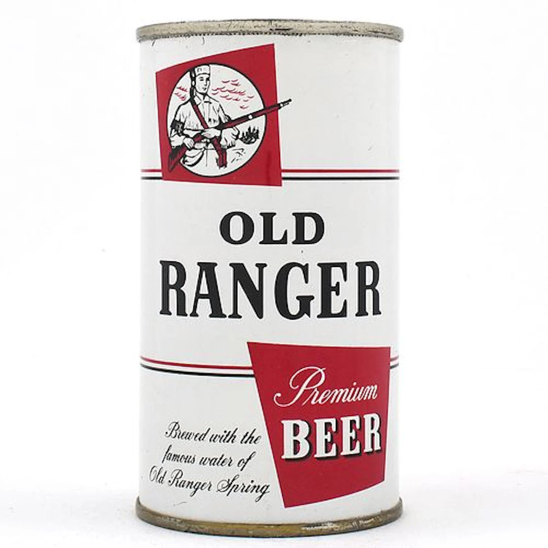 Old Ranger Beer LIDDED AS A FLAT TOP TRENTON 107-38