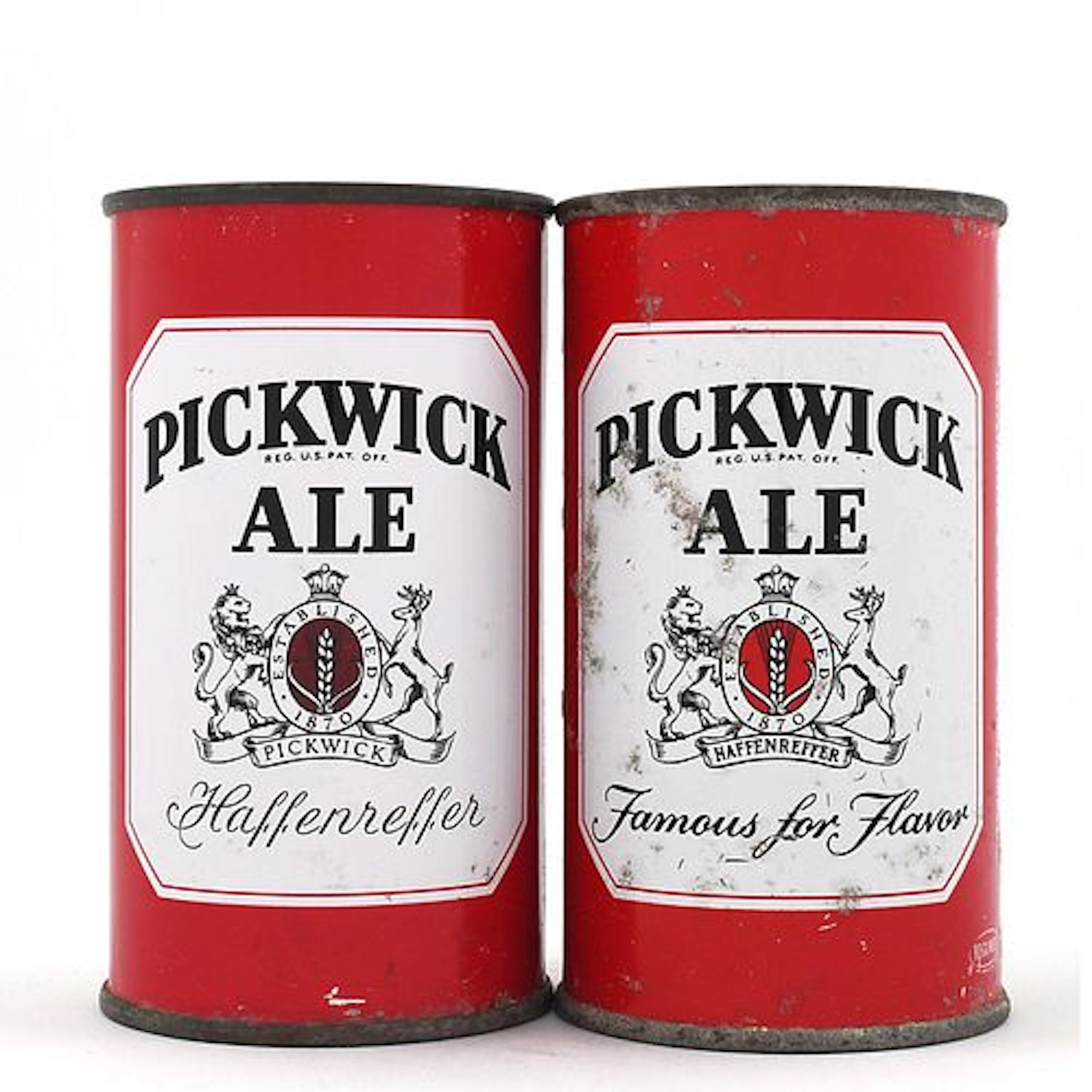 Pickwick Ale Flat Tops BOSTON LOT OF 2 DIFF 115-2 115-3