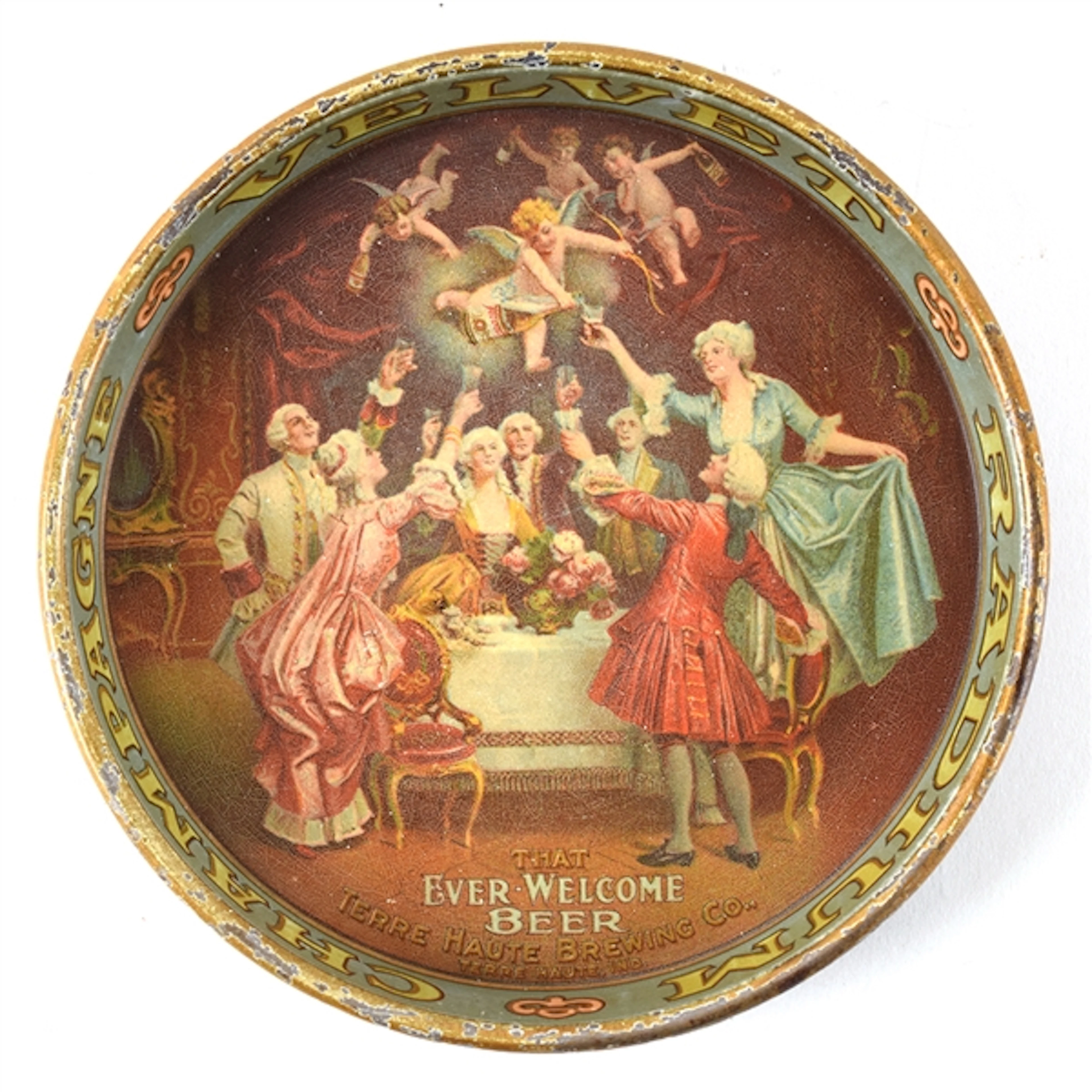 Champagne Velvet Radium Beer Pre-Prohibition Tip Tray