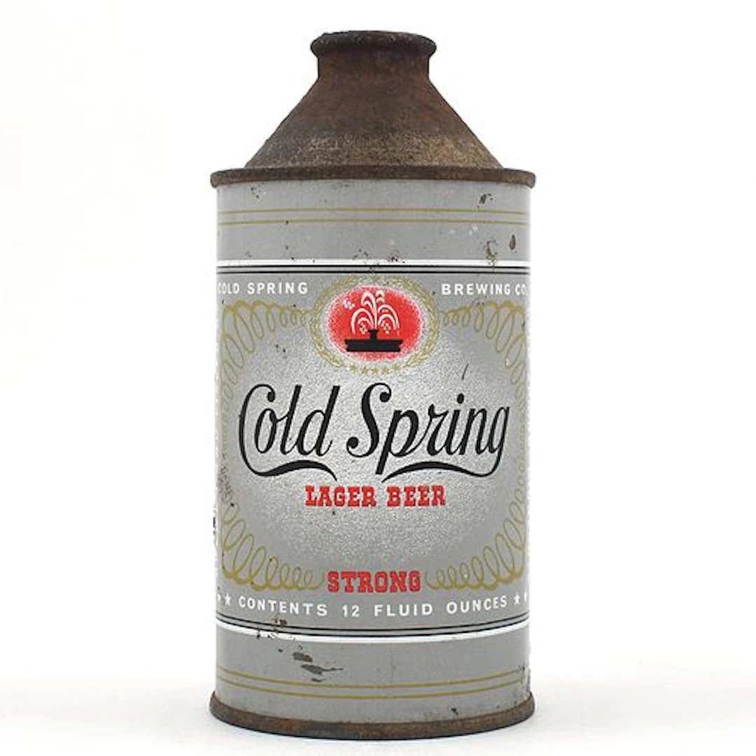 Cold Spring Lager Beer Cone Top STRONG 157-28