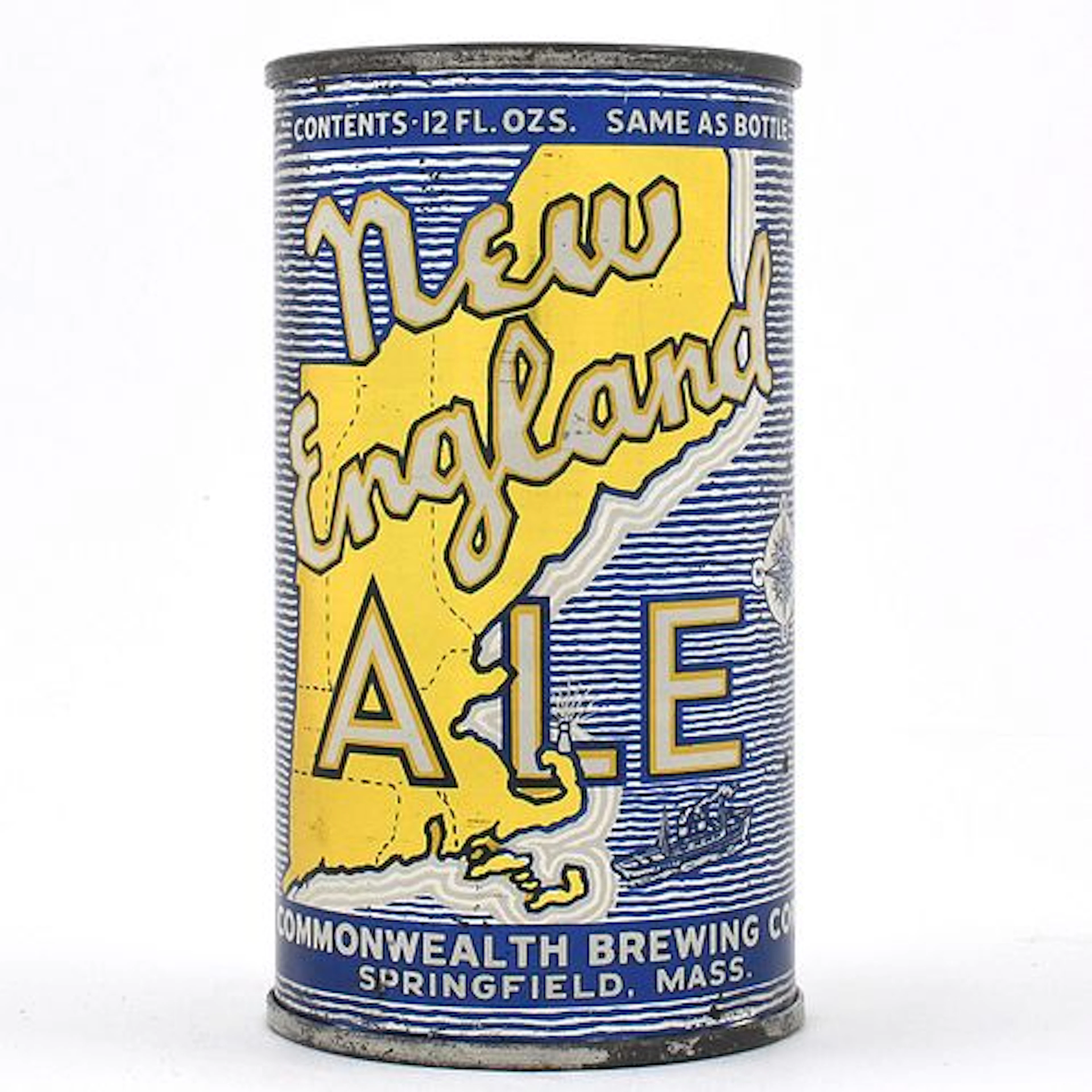 New England Ale Instructional Flat Top NY DISTR 103-8 OI 579 RARE OUTSTANDING
