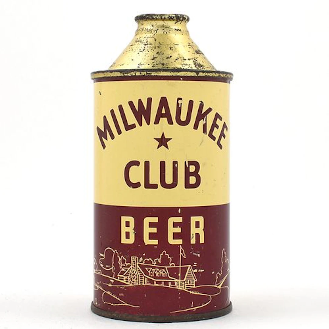 Milwaukee Club Beer Cone Top IRTP 174-2