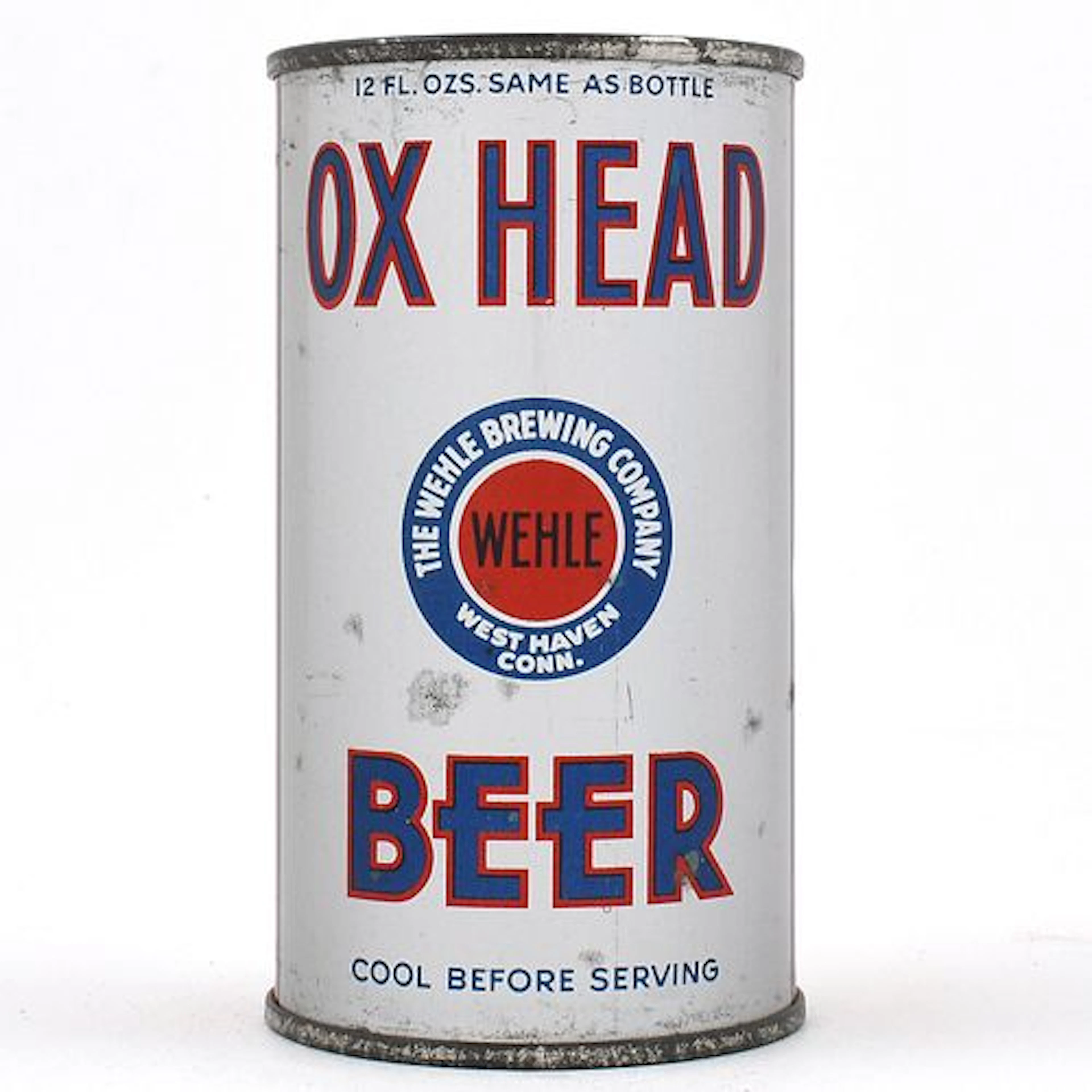 Ox Head Beer Wehle LONG OPENER Instructional Flat Top 109-34 OI 625 EXCELLENT