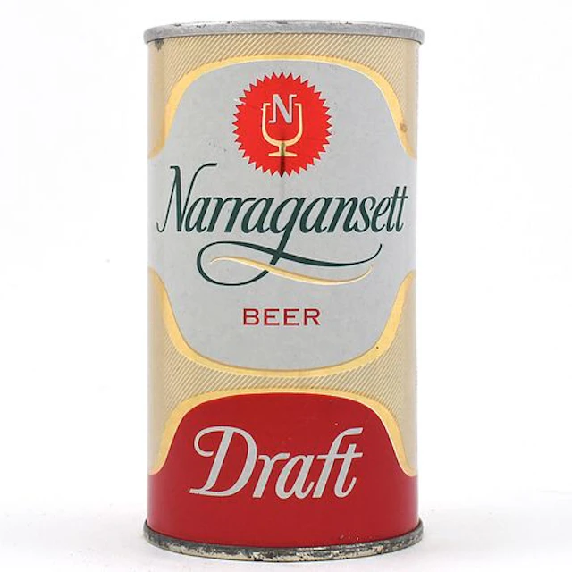 Narragansett Draft Beer Fan Tab 96-16 TOUGH CLEAN