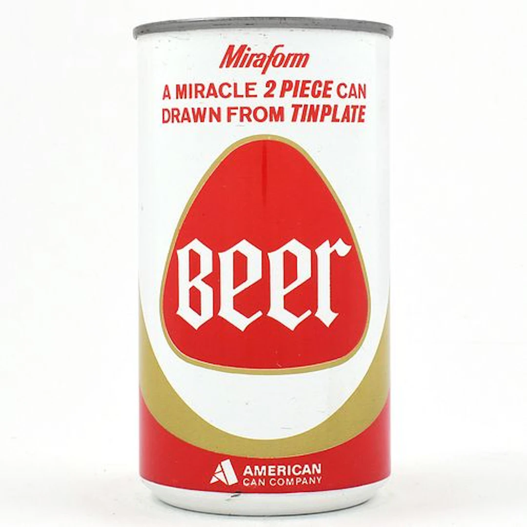 American Can Company Promo Can MIRAFORM 2-PIECE UNLISTED