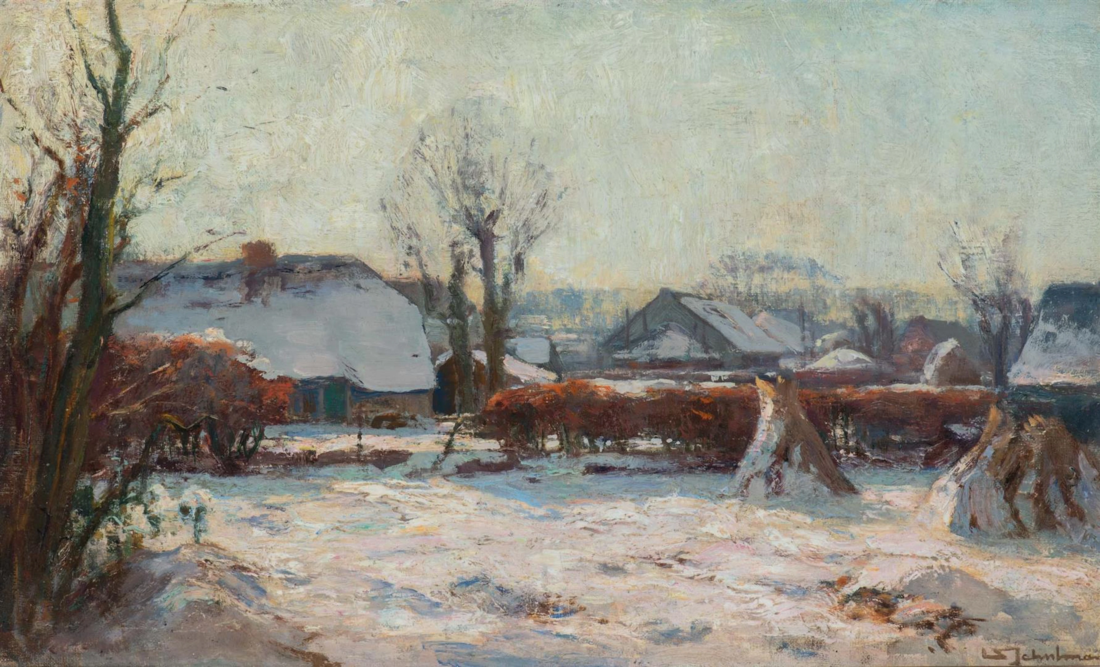 David Schulman (Hilversum 1881 - Laren (NH) 1966) "Tegen...