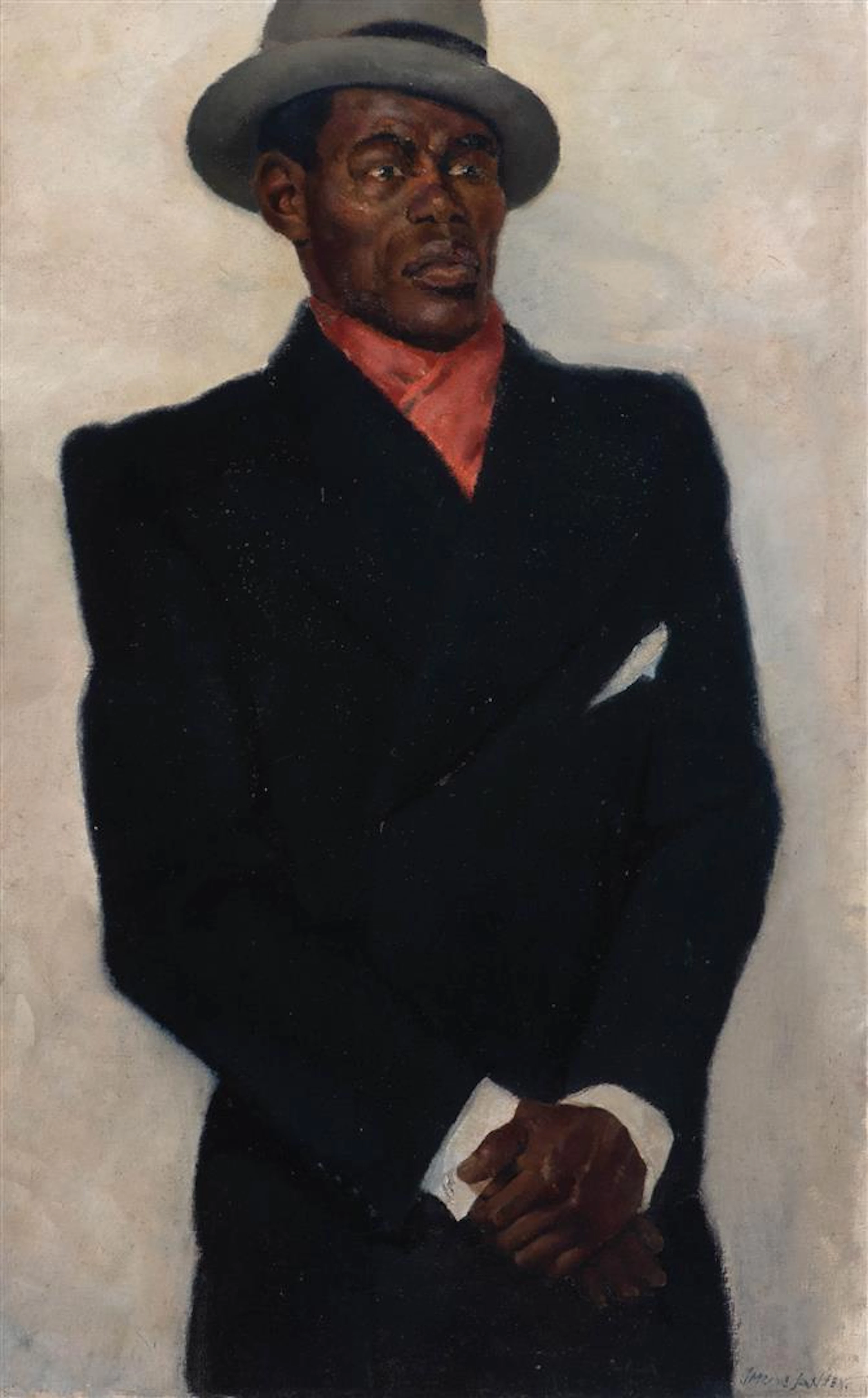 Jan Meine Jansen (Meppel 1908 - Driebergen 1994) Man with hat (c