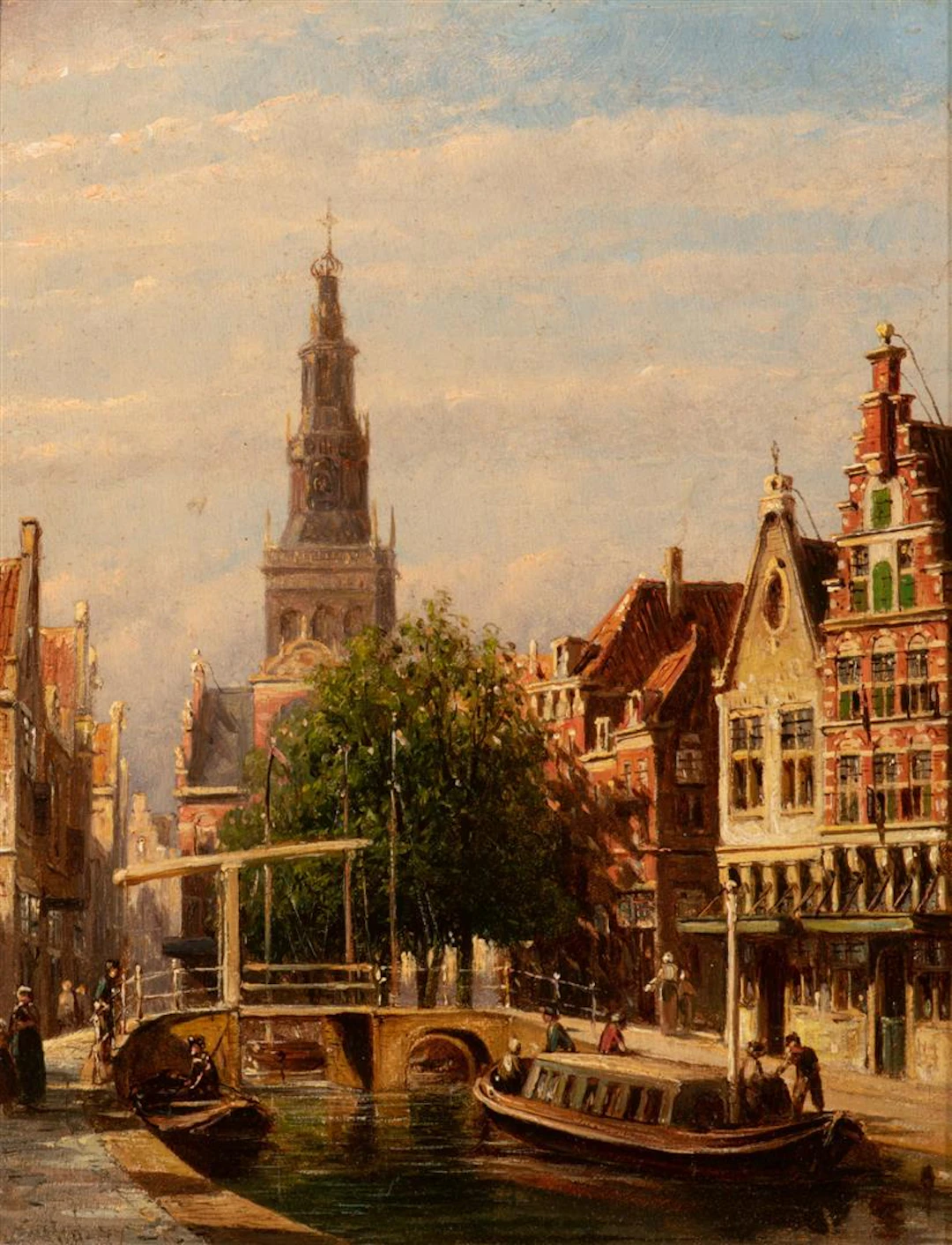 Petrus Gerardus Vertin (The Hague 1819 - 1893) Kaaswaag