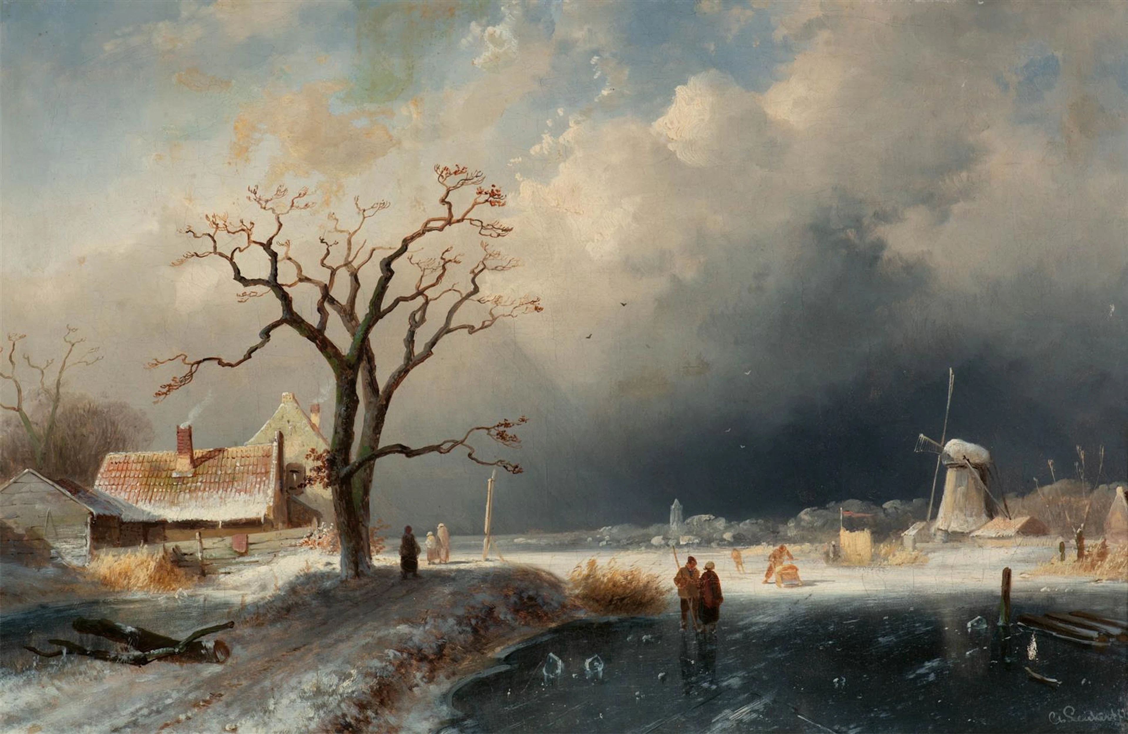 Charles Leickert (Brussels 1816 - Mainz 1907) Figures on...