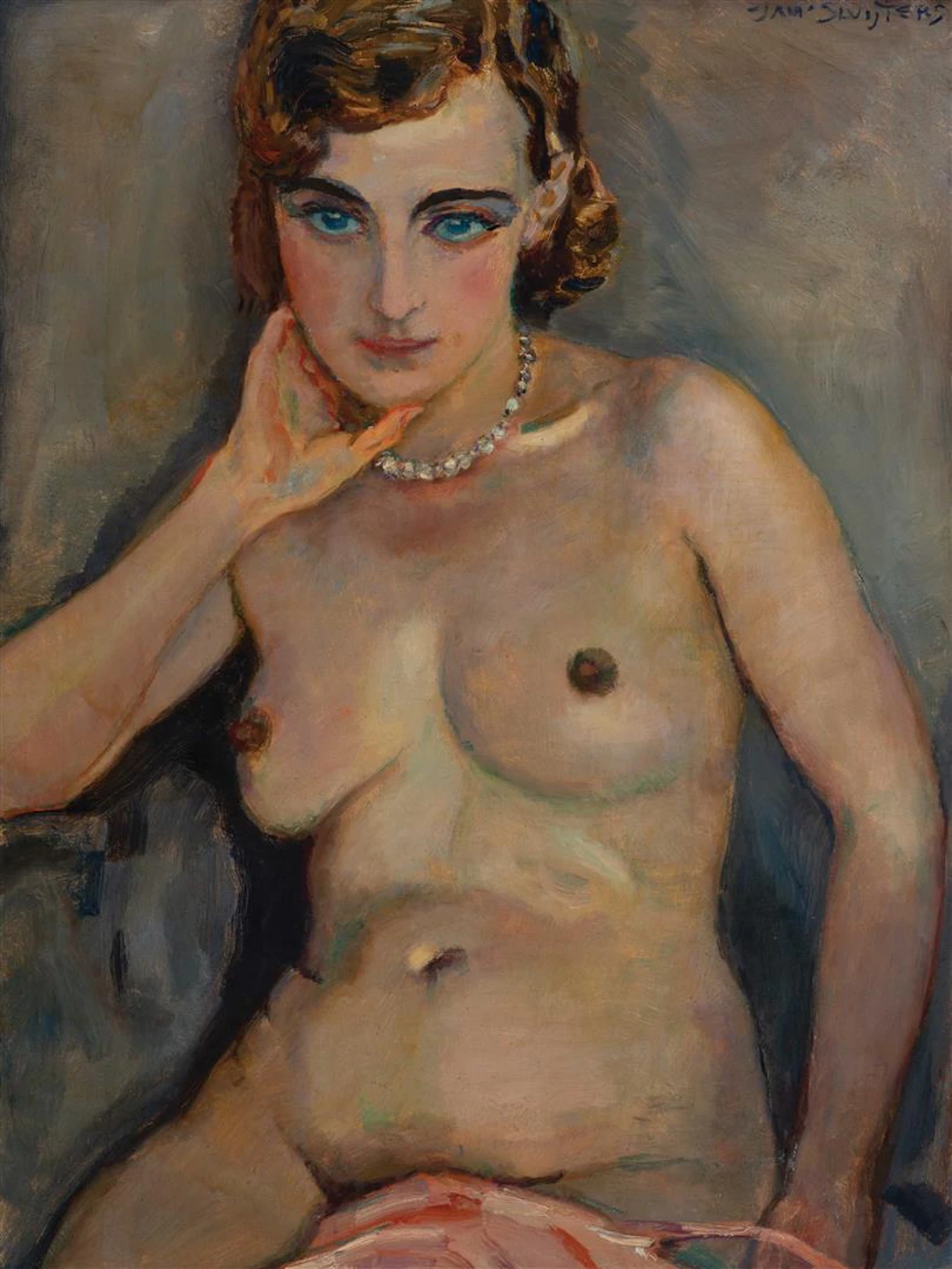 Jan Sluijters (Den Bosch 1881 - Amsterdam 1957) Seated...