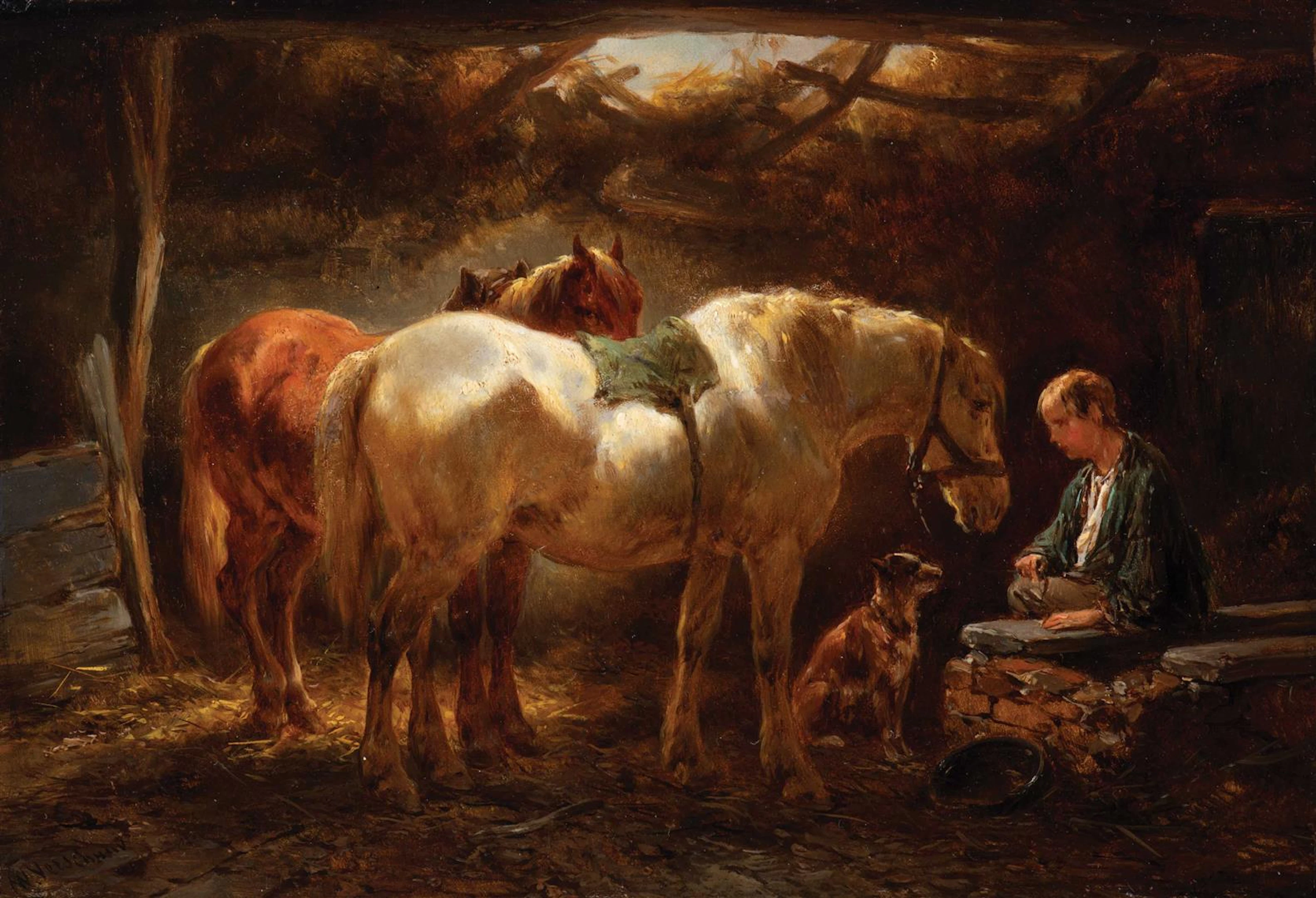 Wouterus Verschuur (Amsterdam 1812 - Vorden 1874) A...