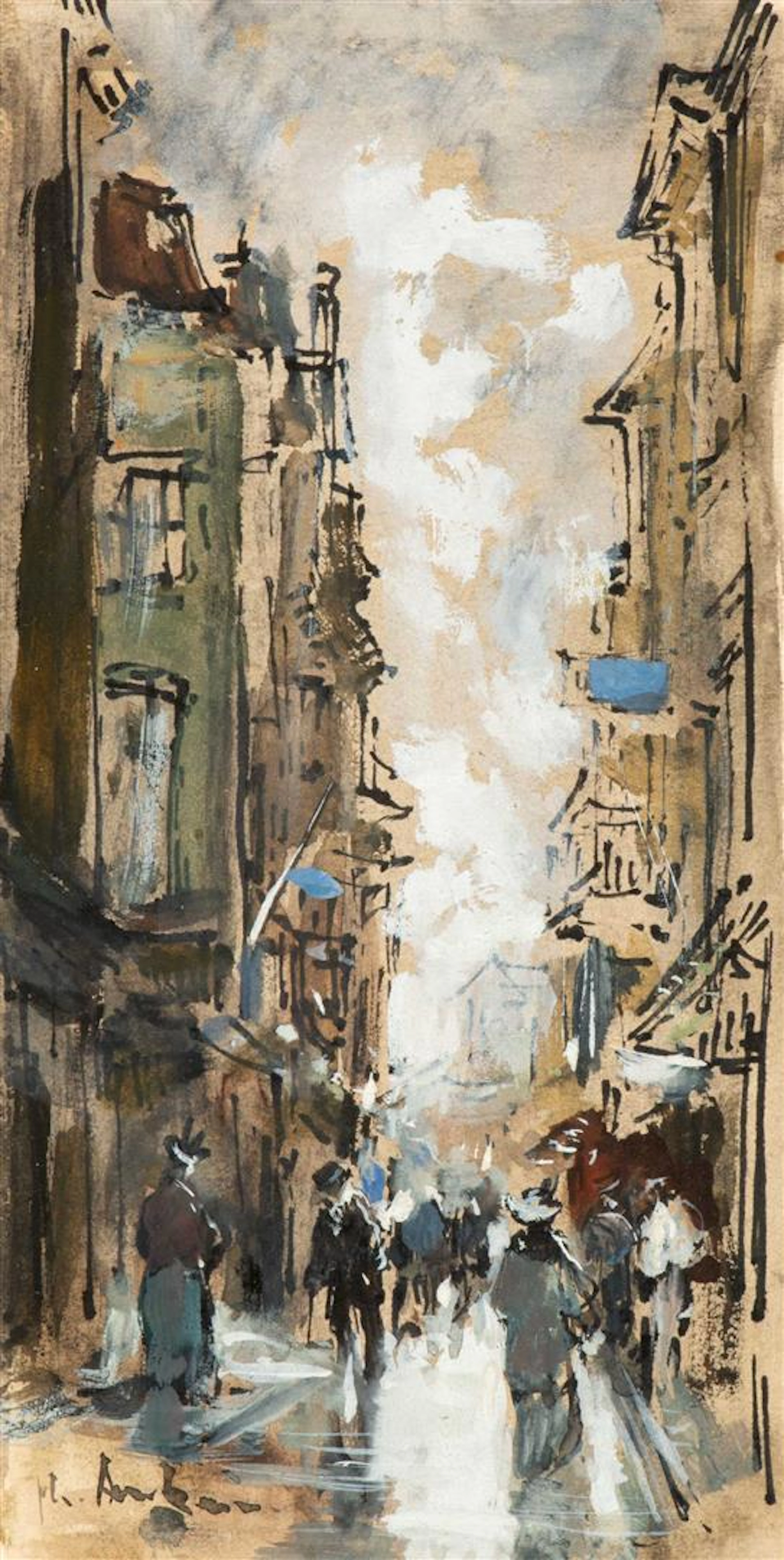 Floris Arntzenius (Surabaya 1864 - The Hague 1925) Wagenstraat
