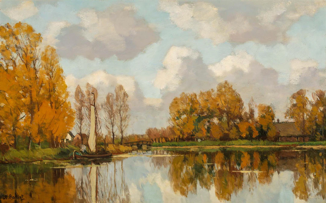icolaas Bastert (Maarsseveen 1854 - Loenen aan de Vecht 1939) Geele boomen