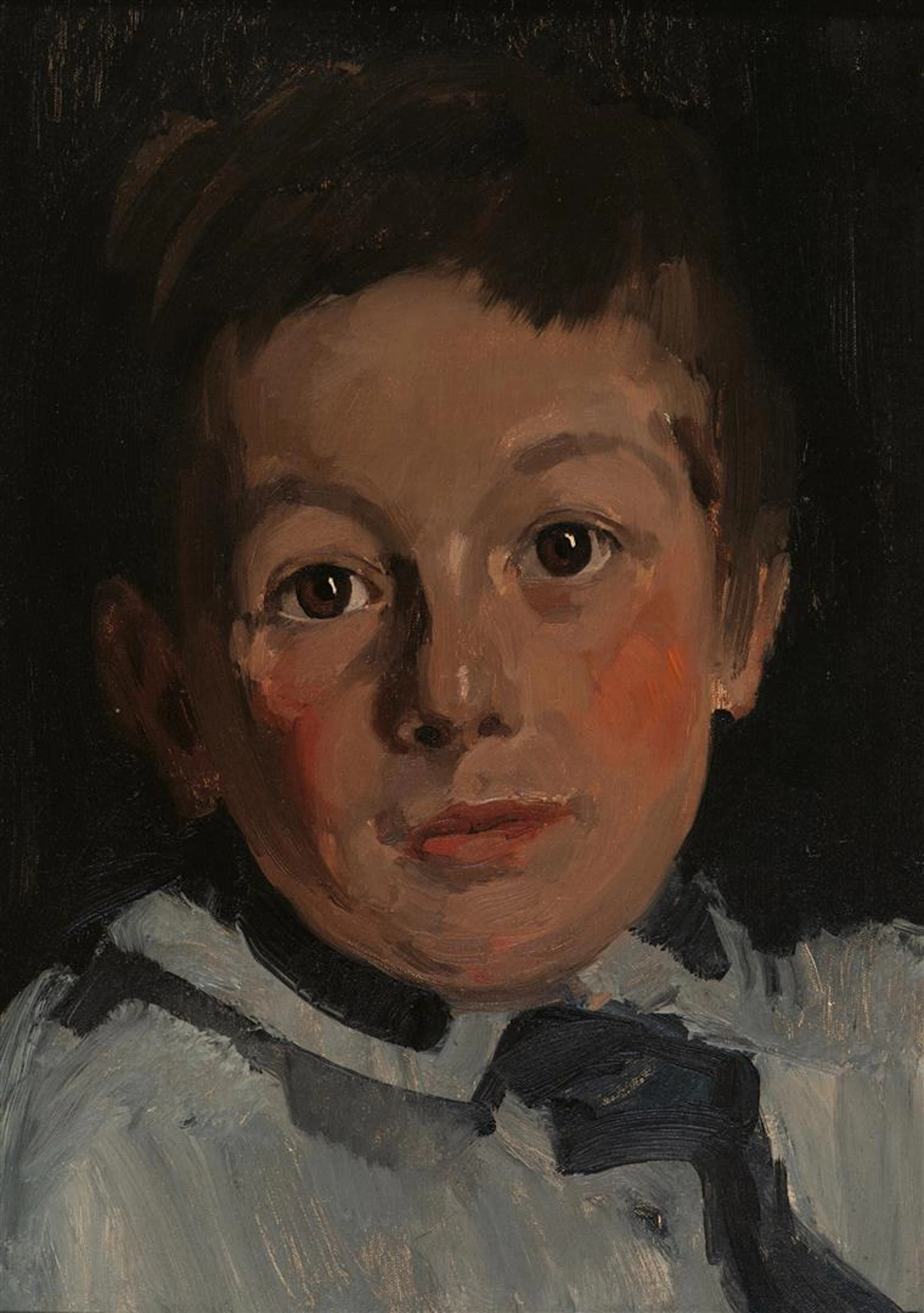 Willem Witsen (Amsterdam 1860 - 1923) Kinderportret Oil on canvas