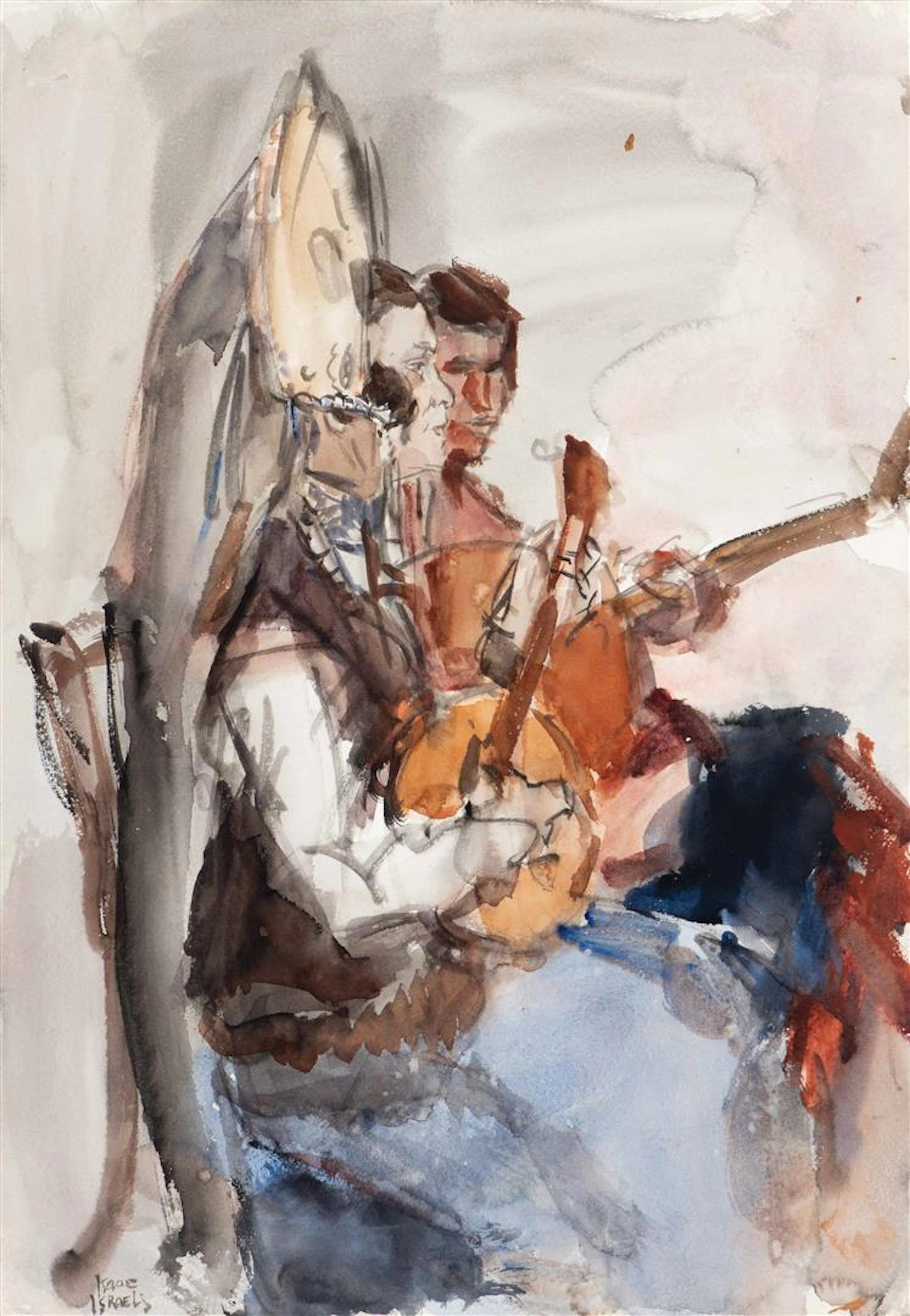 Isaac Israels (Amsterdam 1865 - The Hague 1934) Balalaika...
