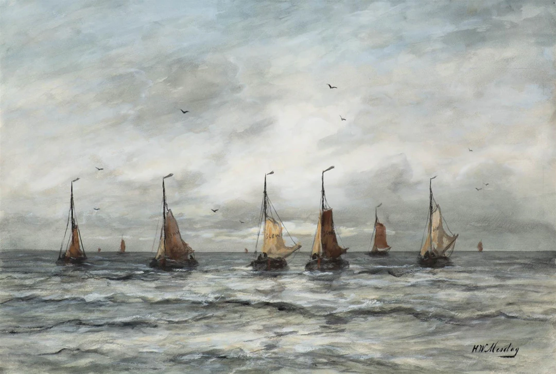 Hendrik Willem Mesdag (Groningen 1831 - The Hague 1915)...