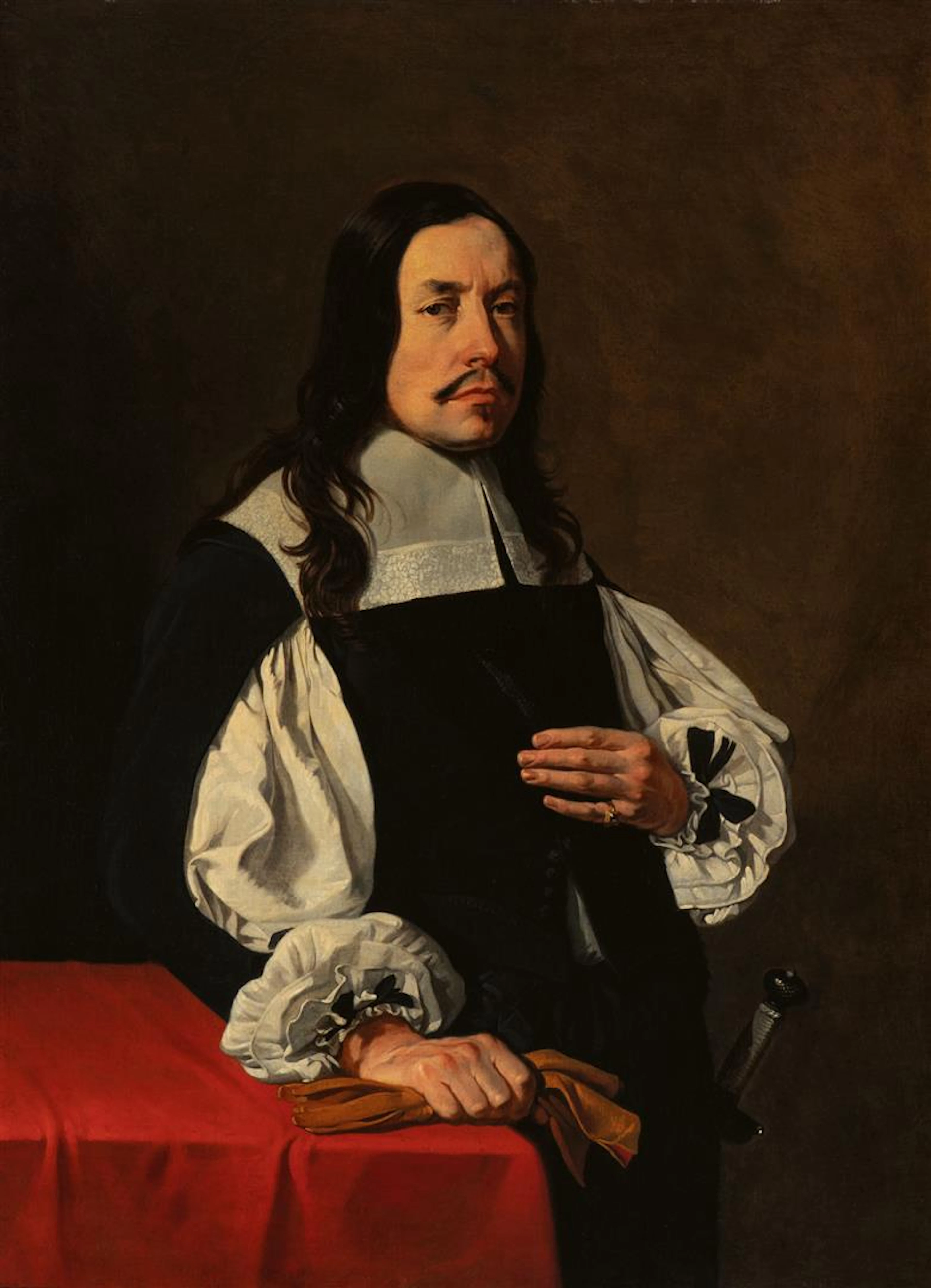 Victor Boucquet (Veurne 1619 - 1677) Man standing three-quarter length