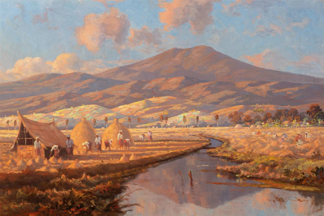 Leo Eland (Salatiga 1884 - The Hague 1952) Harvest at...