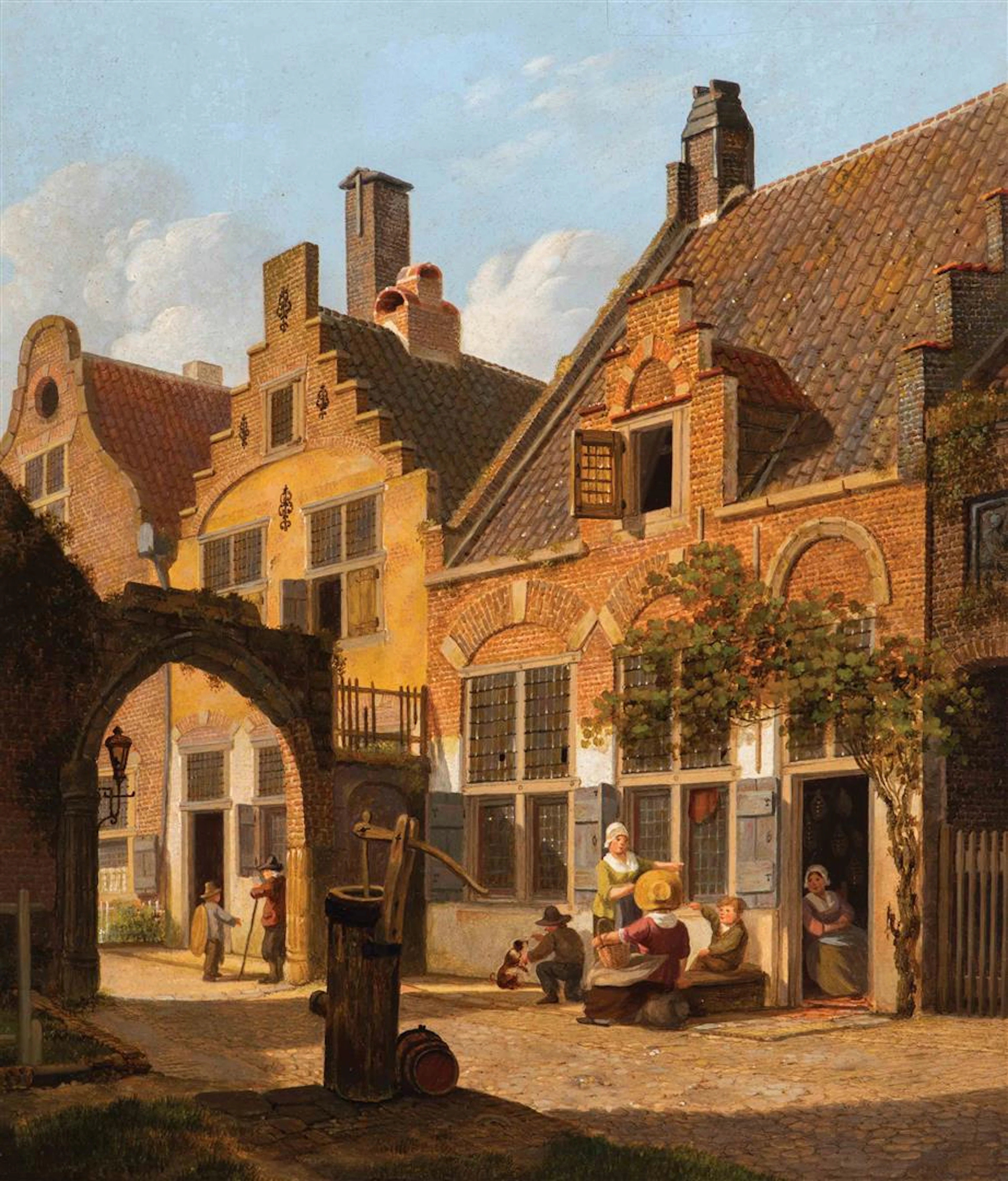 Jan Hendrik Verheijen (Utrecht 1778 - 1846) Many figures...