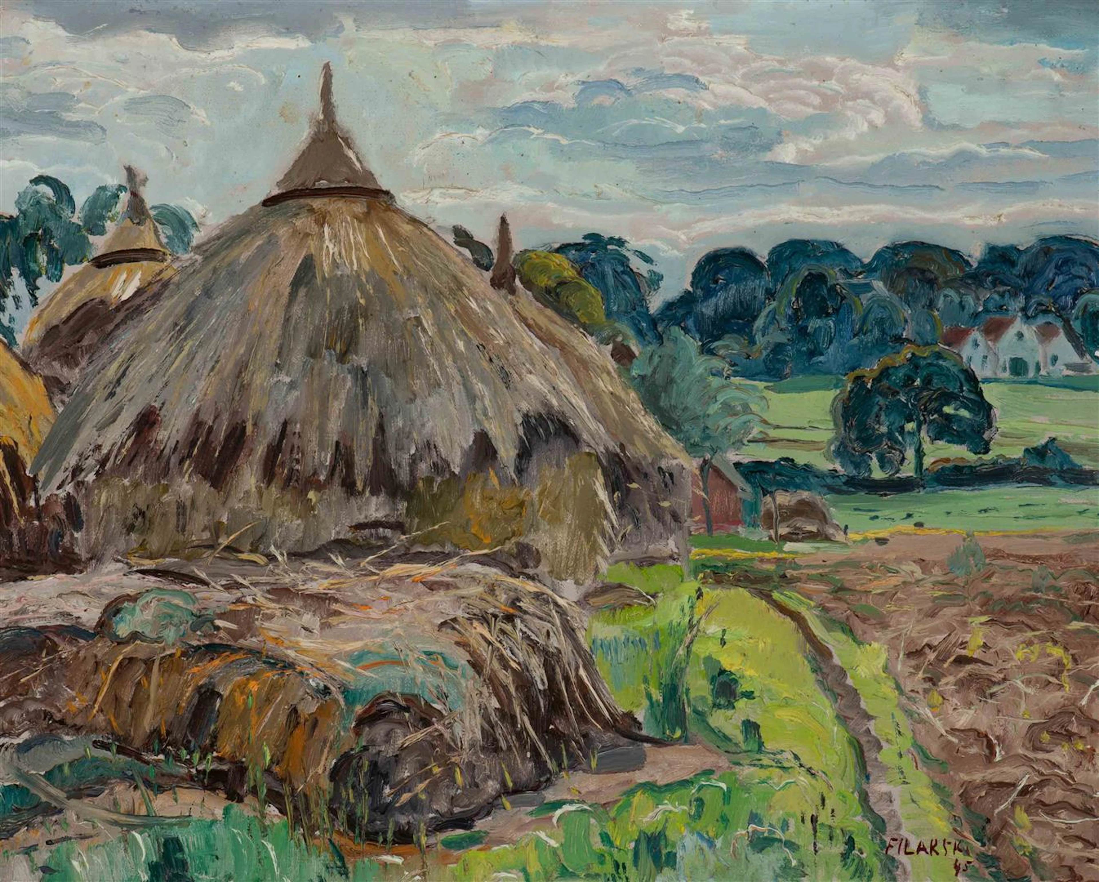 Dirk Filarski (Amsterdam 1885 - Zeist 1964) Ootmarsum bij...