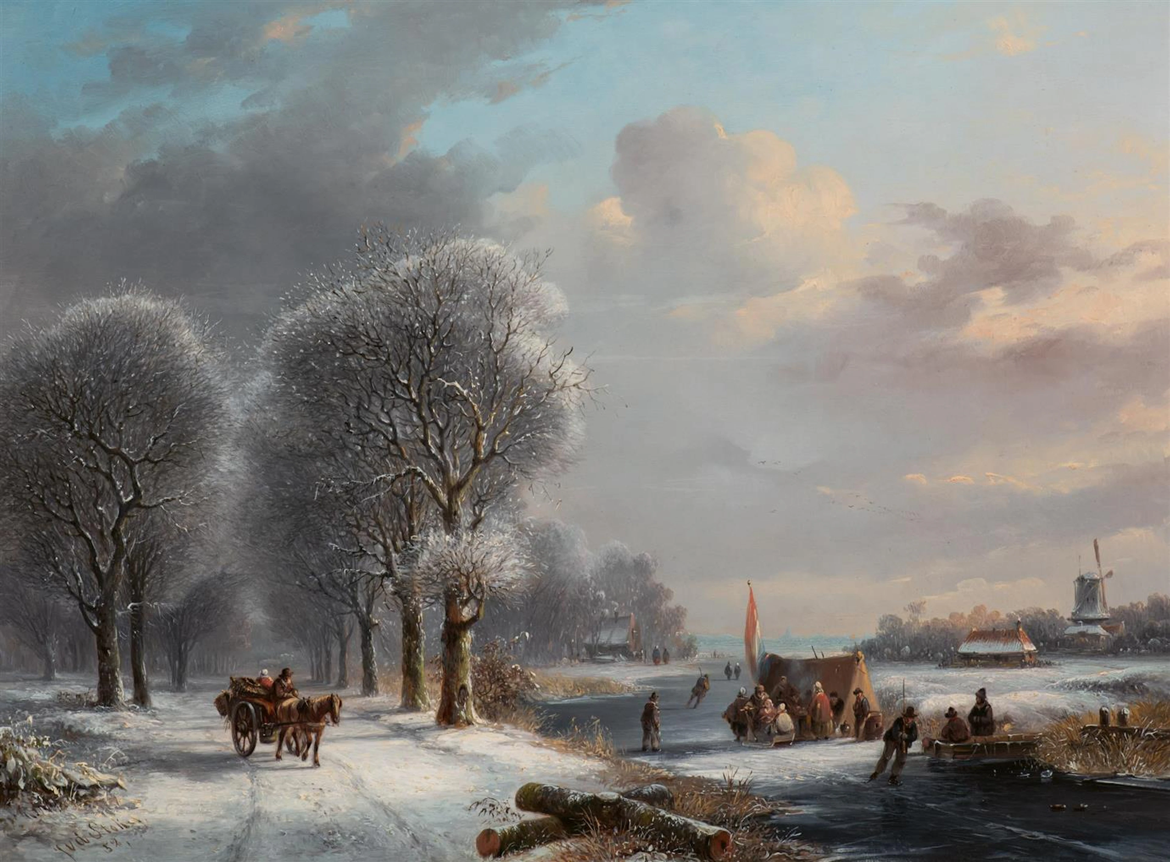 Jacobus van der Stok (Leiden 1794 - Amsterdam 1864)...