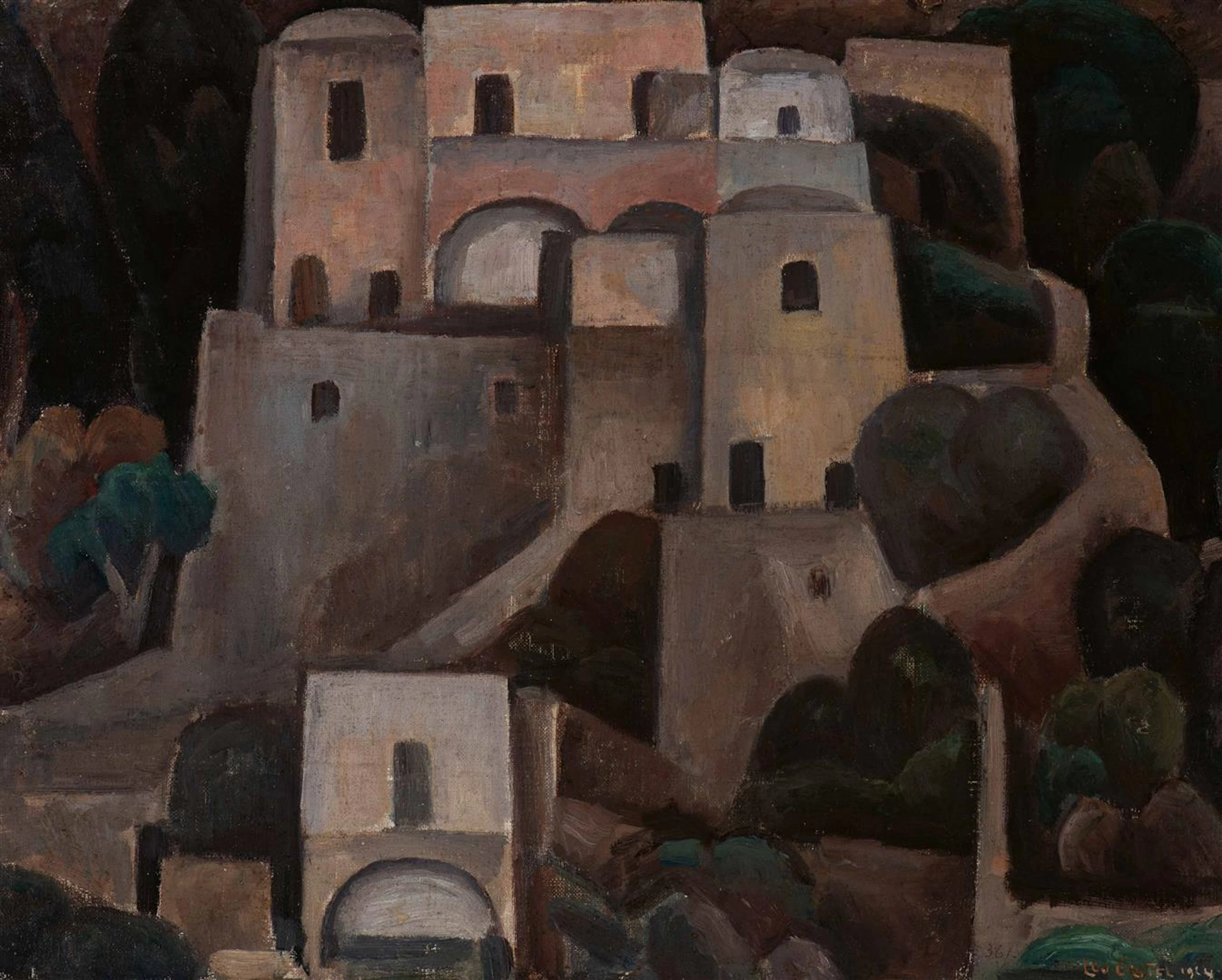 Leo Gestel (Woerden 1881 - Hilversum 1941) Positano Signed