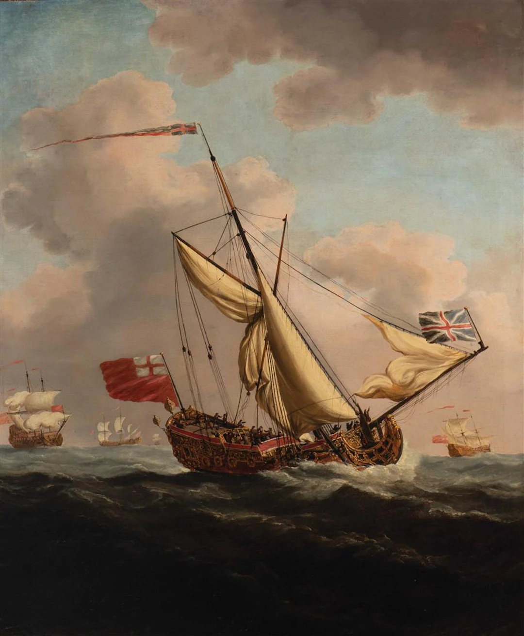 After Willem van der Velde II (18th century) An English...