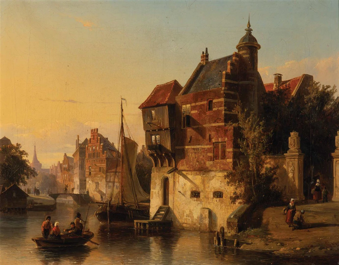 Cornelis Springer (Amsterdam 1817 - Hilversum 1891)...