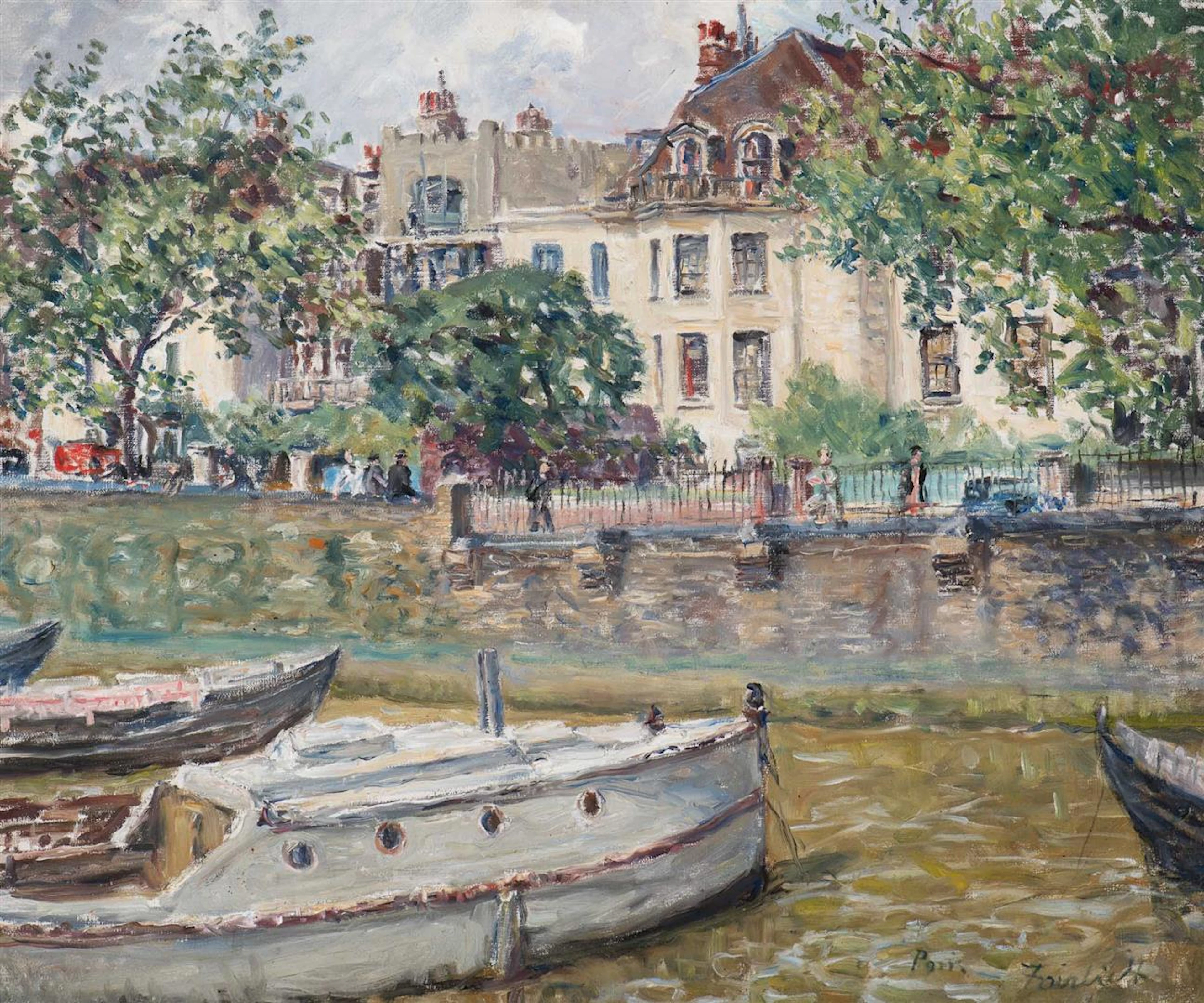 Fairlie Harmar (Weymouth 1876 - ? 1945) Paris Signed and...