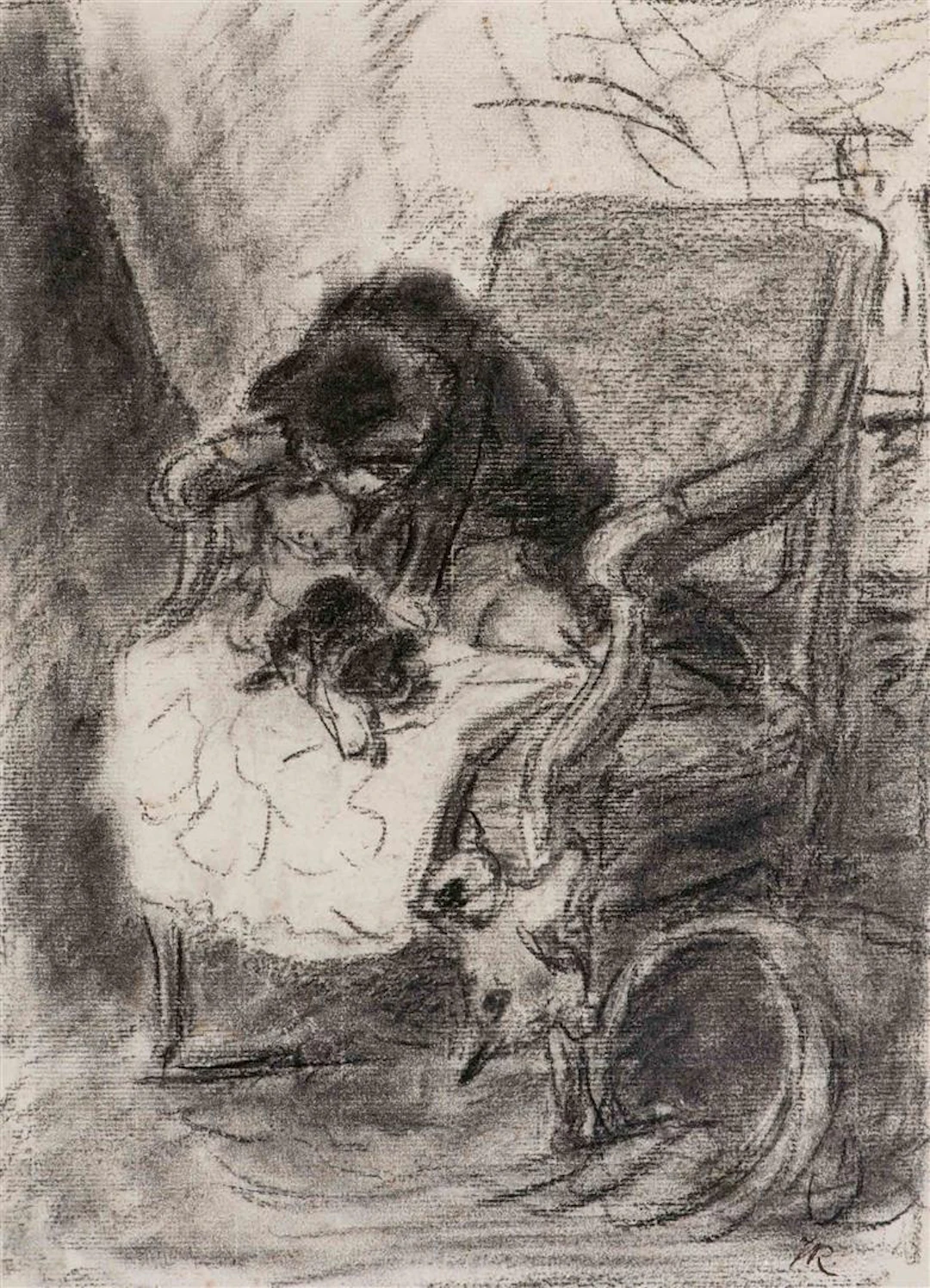 Henriette Ronner-Knip (Amsterdam 1821 - Elsene 1909)...