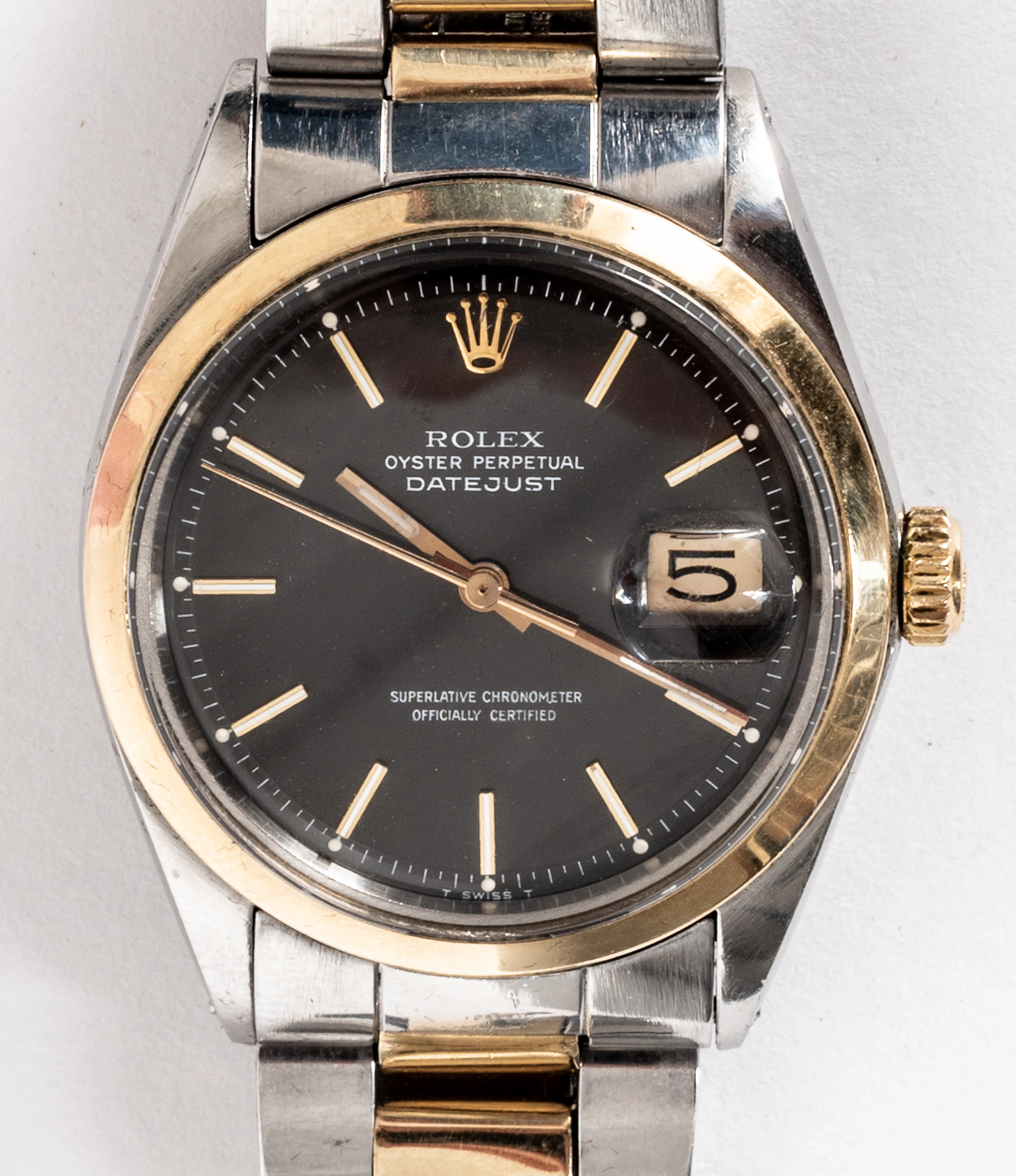 Lot 309: 1971 ROLEX DATEJUST CHRONOMETER, REF. 1600