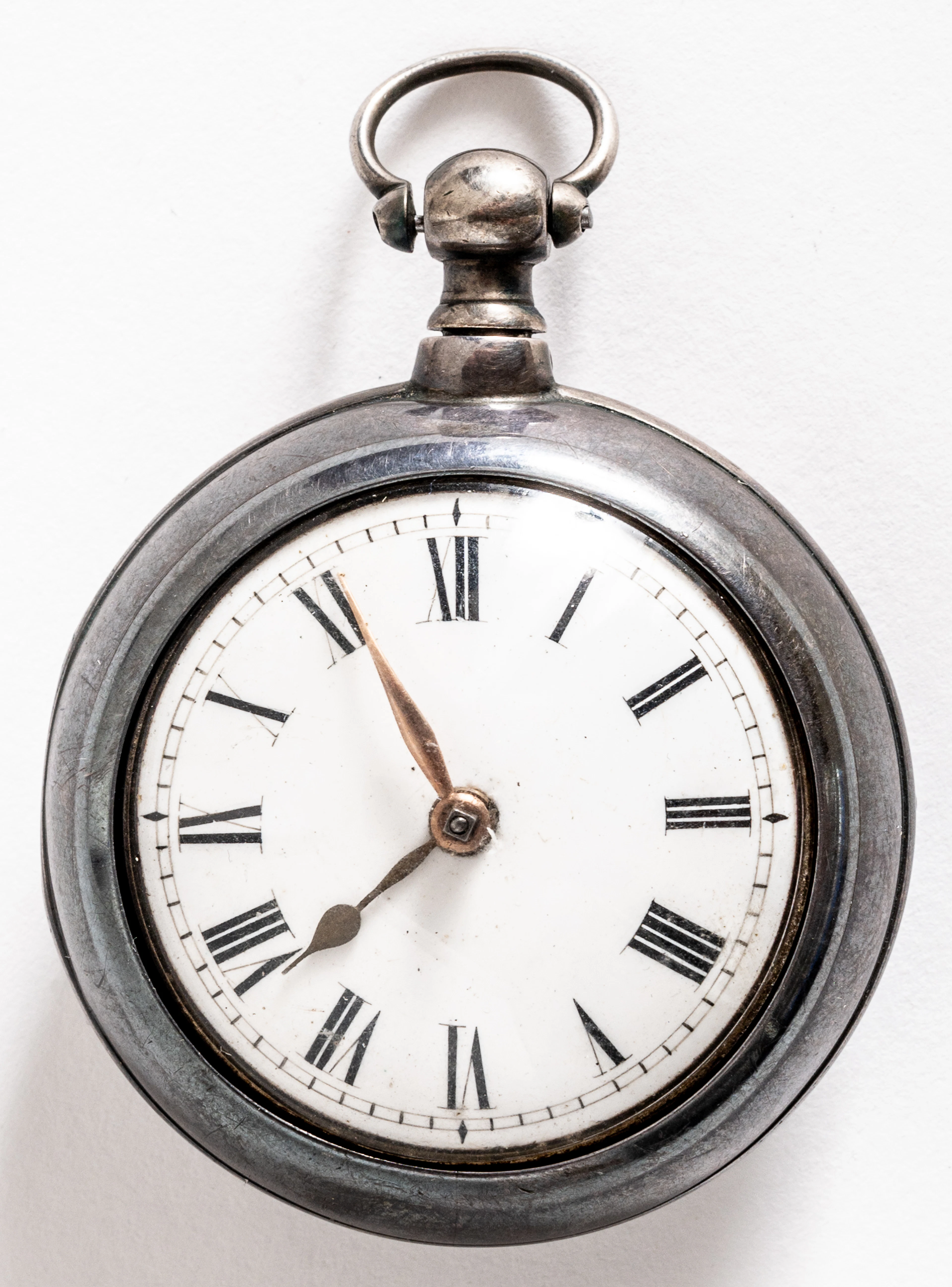 Lot 304: RICHARD WELLS FUSEE POCKET WATCH WITH OUTER CASE