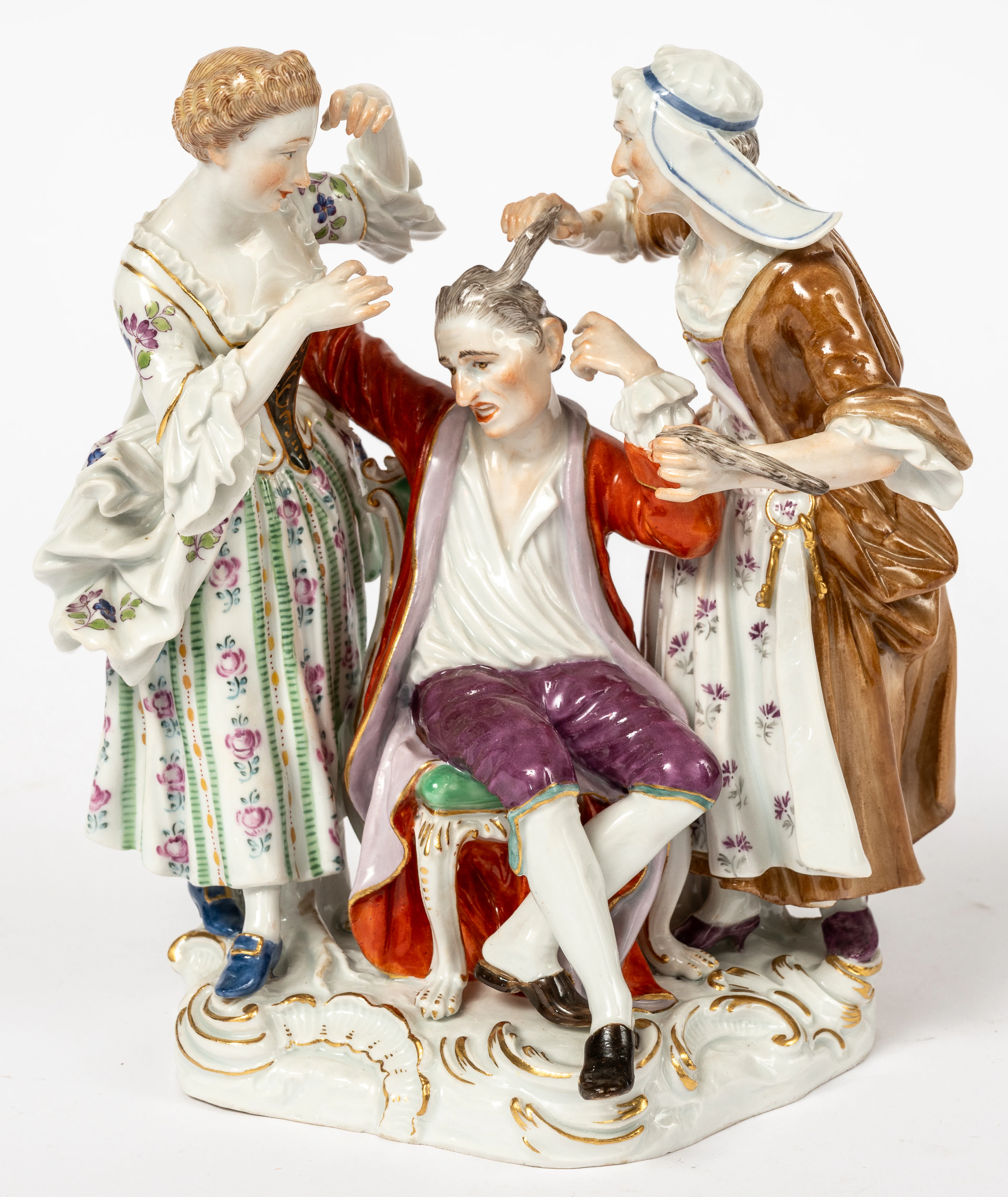 Lot 126: (132) PORCELAIN FIGURE 'THE AWAKENED SLEEPER'