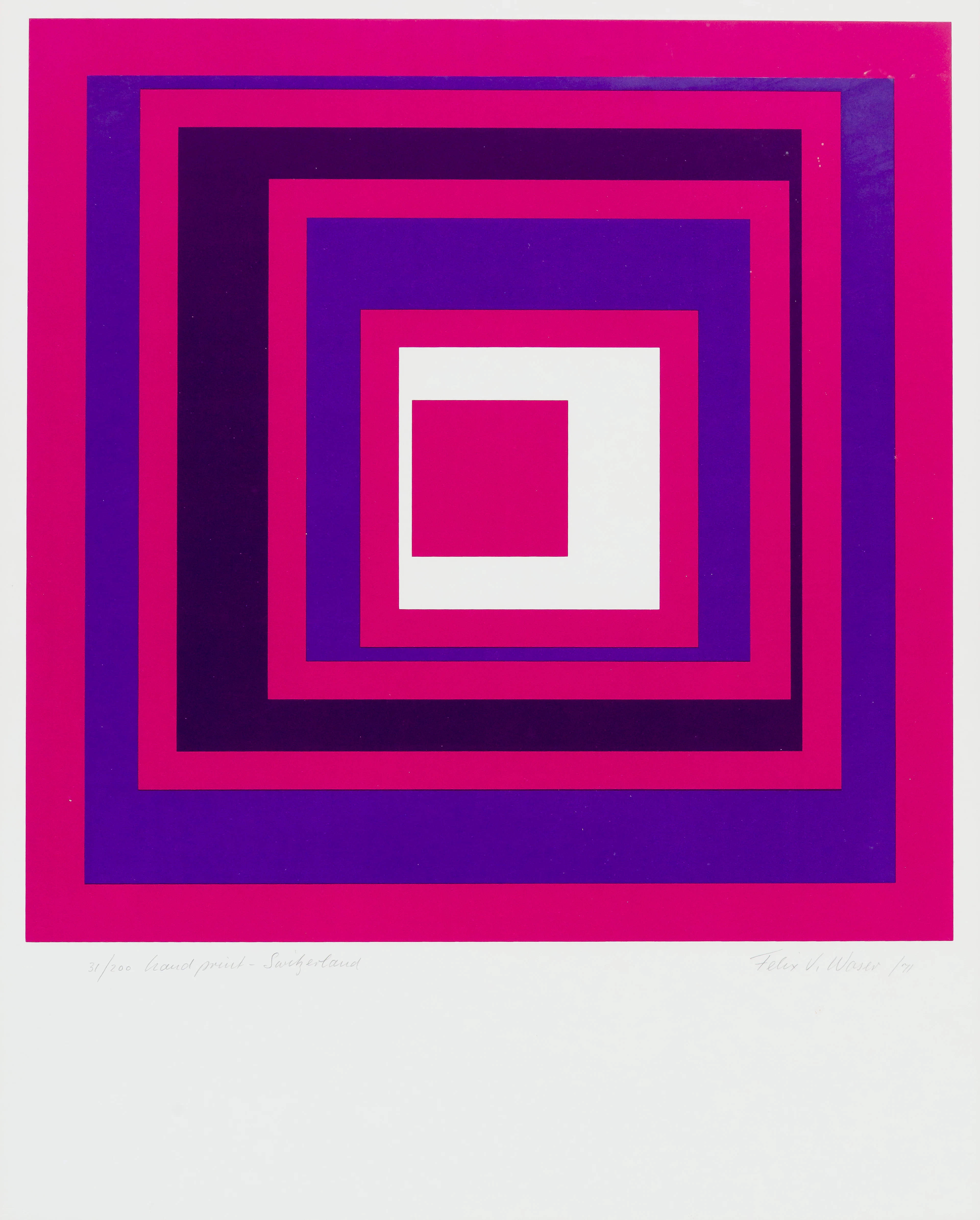 Lot 647: Felix V. WASER (1924)